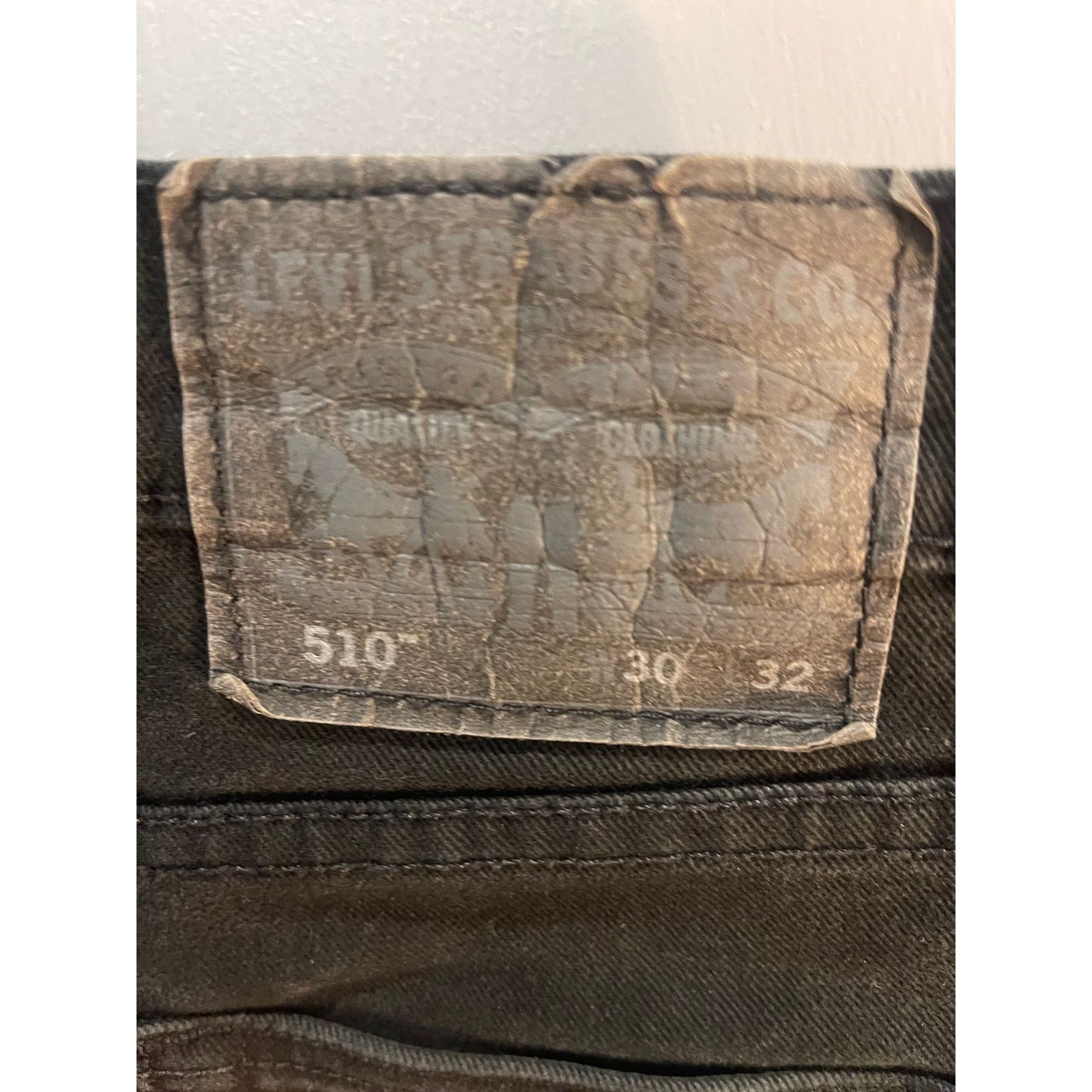 Levi's Levi’s 510 Skinny Fit Black Jeans Men’s Size 30x32 Stretch Size US 30 / EU 46 - 3 Thumbnail