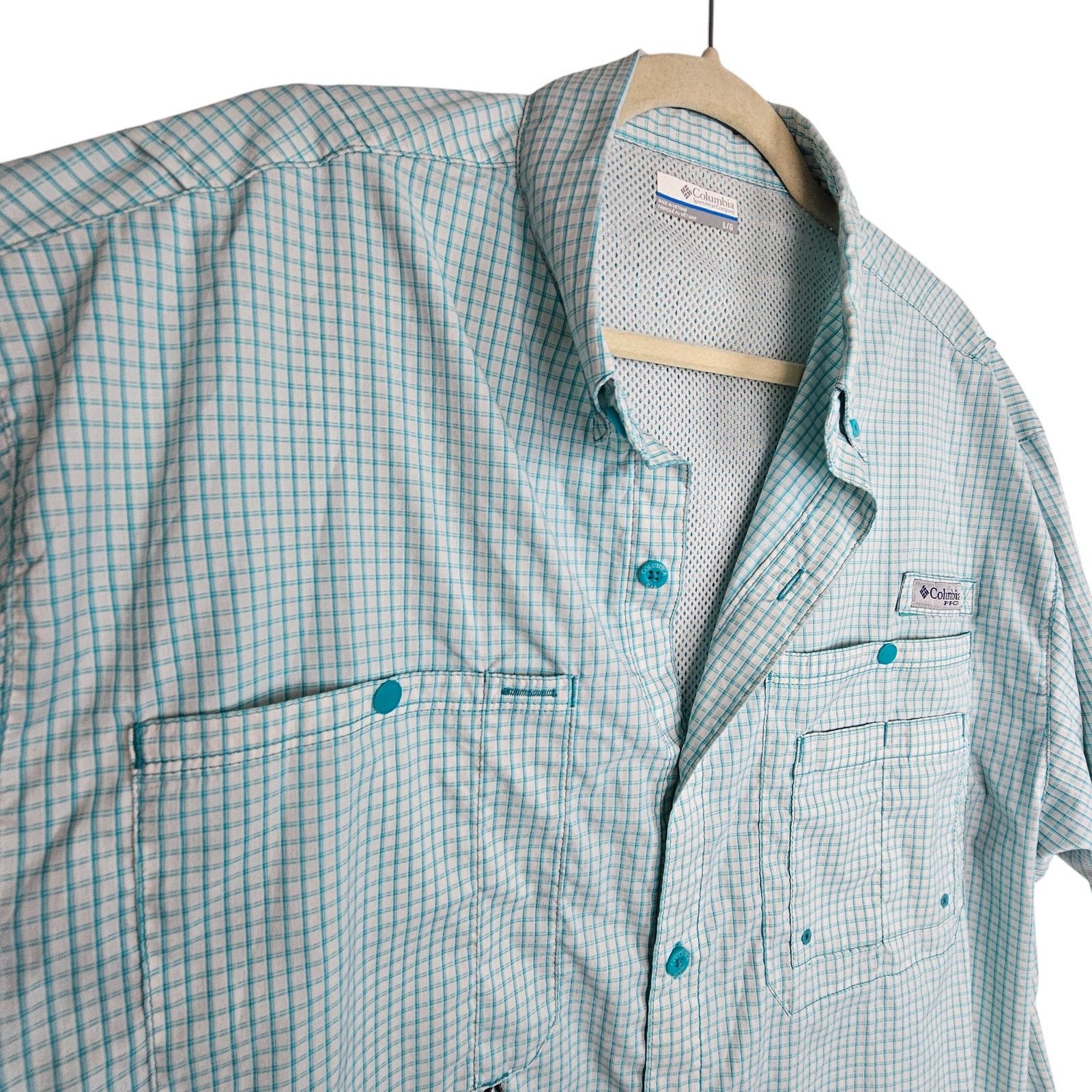 Columbia Columbia PFG Mens Vented Fishing Shirt Size L Outdoor Gorp Size US L / EU 52-54 / 3 - 5 Thumbnail