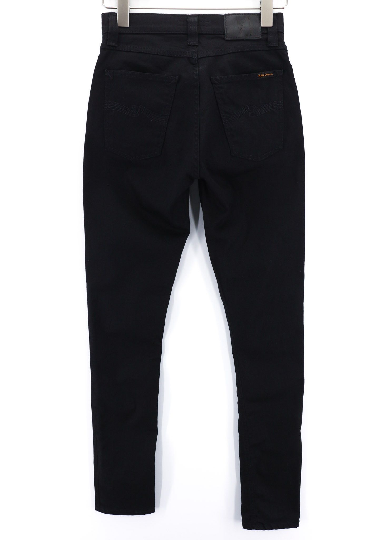 Nudie Jeans PIPE LED CLEAN SLATE W28/L32 Black Denim Jeans 80449 Size US 28 / EU 44 - 2 Thumbnail