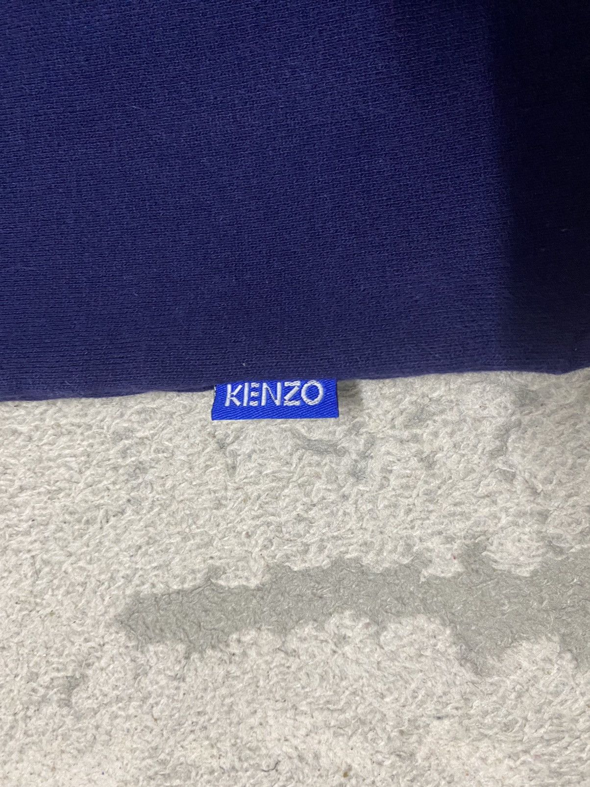 Kenzo Vintage Kenzo Spell Out Navy Blue Sweatshirt Size US L / EU 52-54 / 3 - 5 Thumbnail
