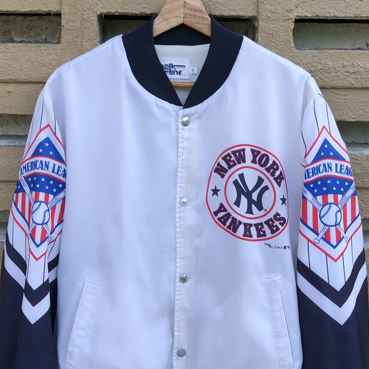 Chalk Line Vintage 1989 Chalk Line Yankees Satin Bronx Bombers Jacket Size US L / EU 52-54 / 3 - 12 Thumbnail