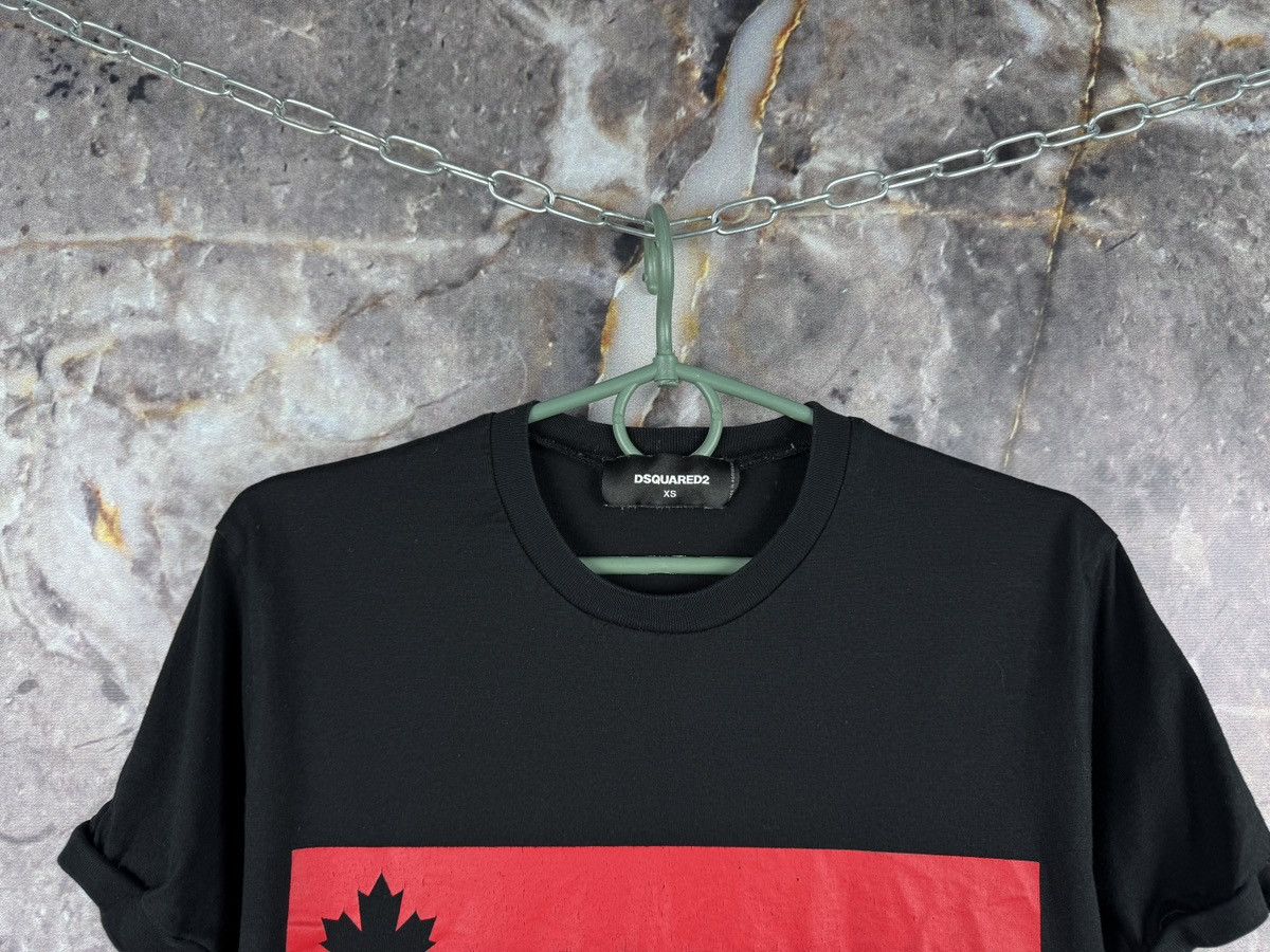 Dsquared2 Men’s Dsquared2 T-Shirt Black Red Luxury Streetwear Size XS Size US XS / EU 42 / 0 - 2 Thumbnail