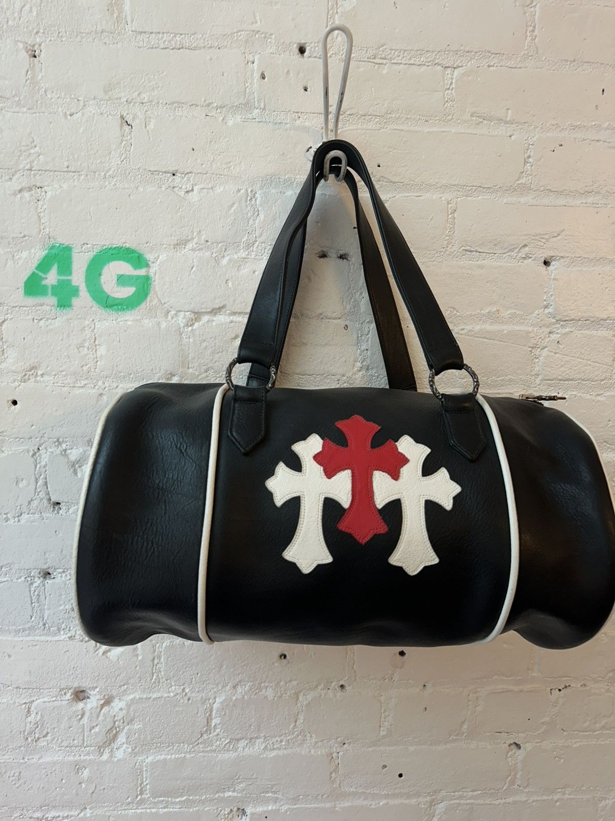 Chrome Hearts Chrome Hearts MINI BOSTON DUFFLE CROSS PATCH BAG NEW Size ONE SIZE - 2 Thumbnail