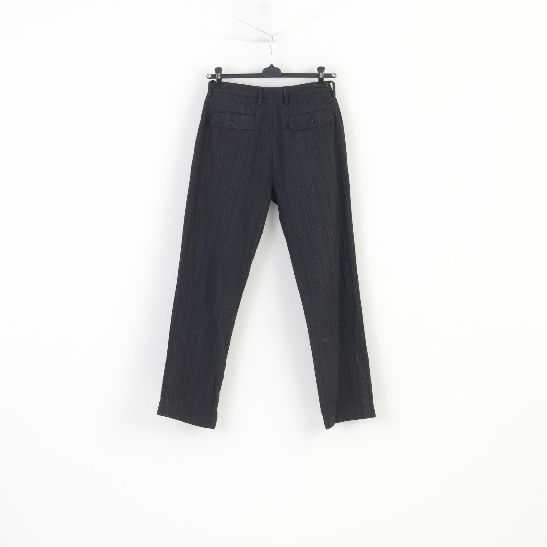 United Colors Of Benetton United Colors Of Benetton Men 50 Trousers Striped 10725 Size US 32 / EU 48 - 6 Thumbnail