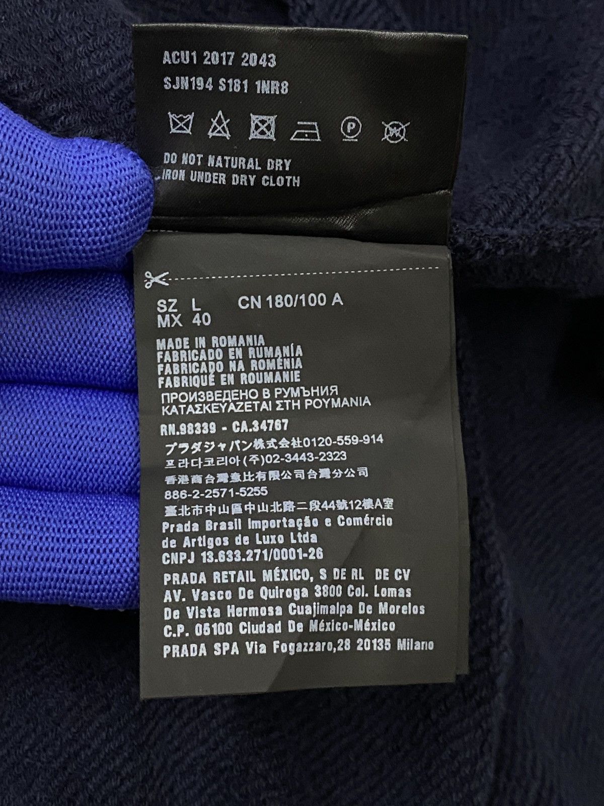 Prada Prada Neoprene Crewneck Sweatshirt Size US L / EU 52-54 / 3 - 12 Thumbnail