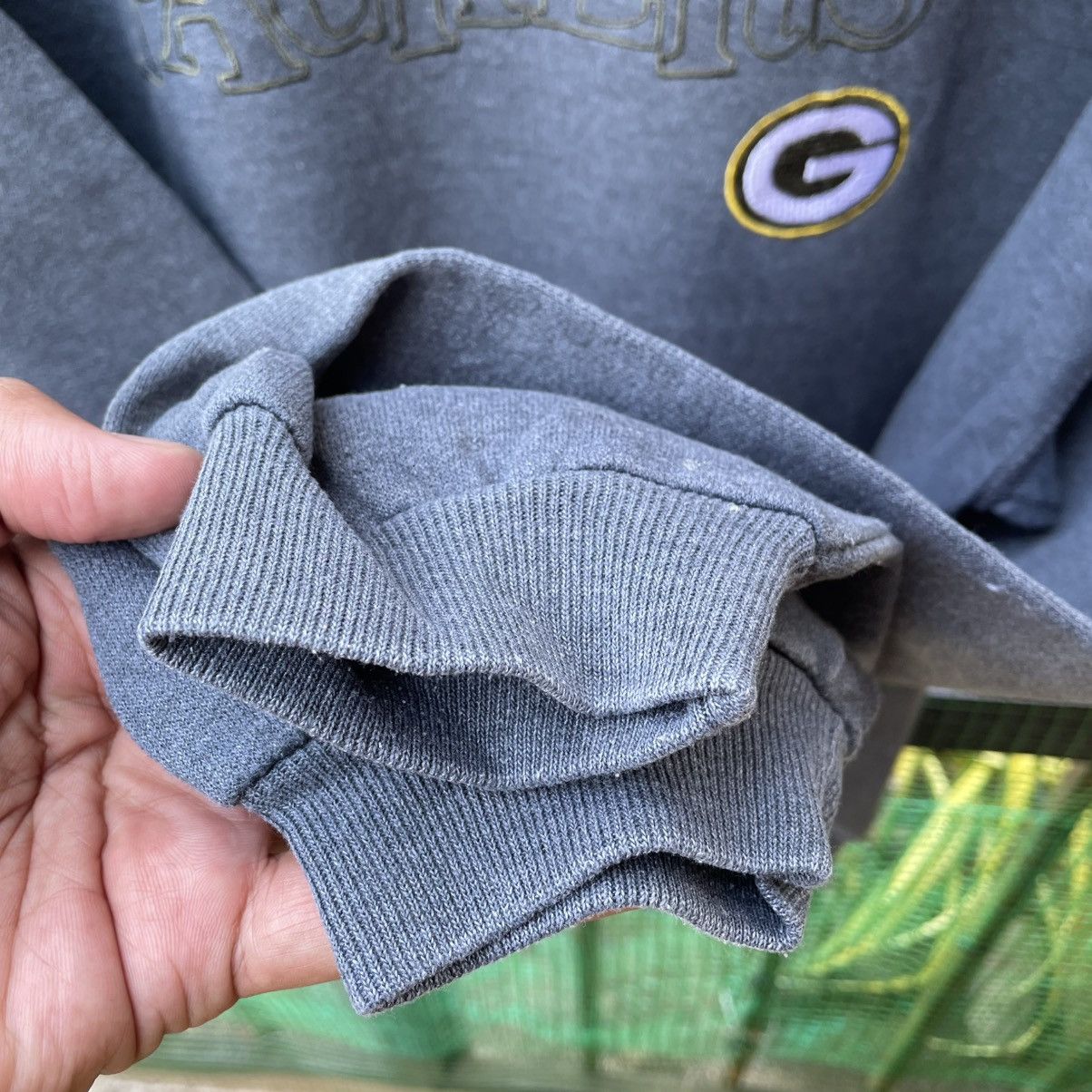 Vintage 🔥Green Bay Packers Embroidered Spellout Crewneck Sweatshirts Size US XL / EU 56 / 4 - 8 Thumbnail