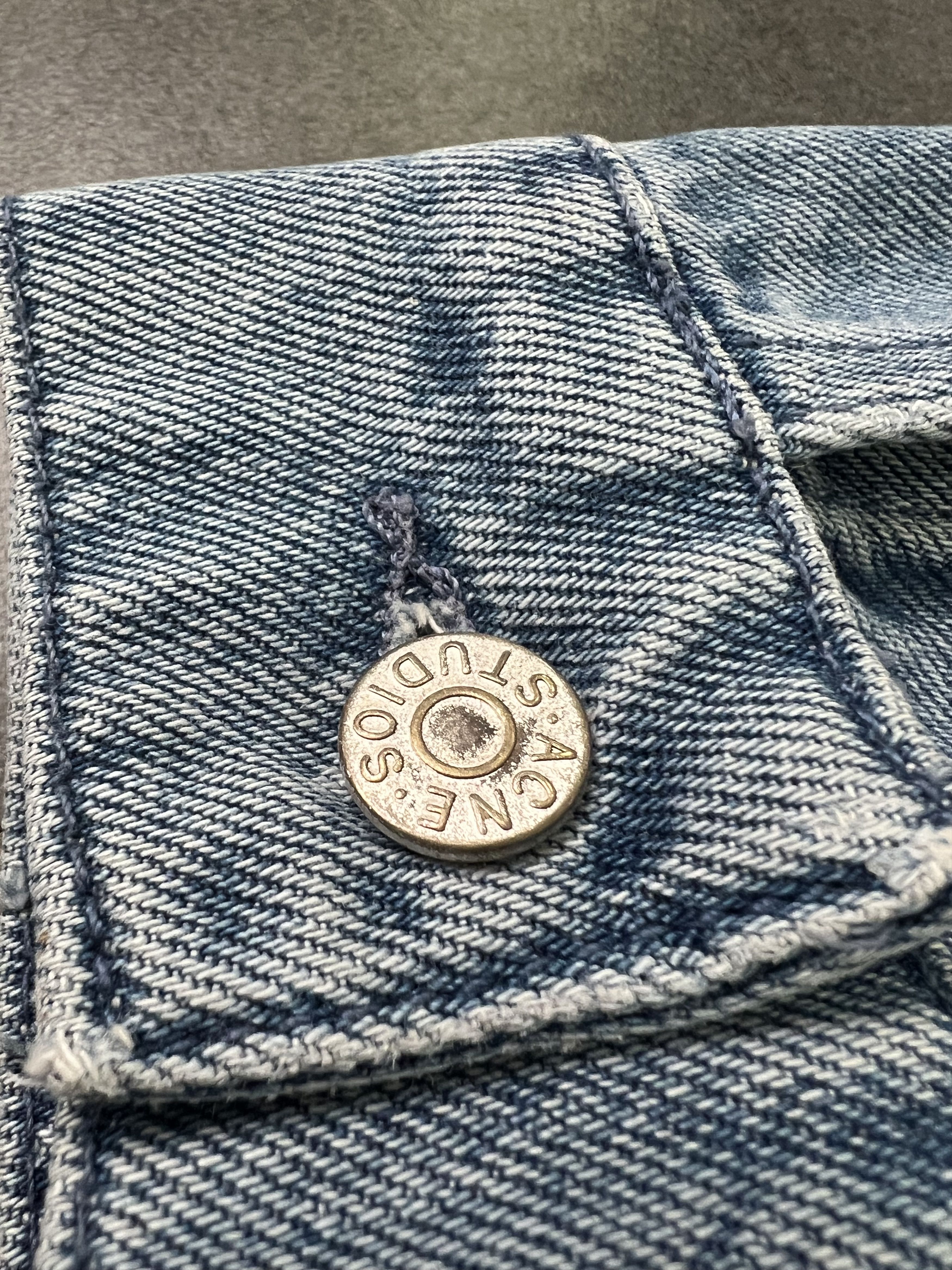 Acne Studios Acne studios SS14 vintage washed cropped denim jacket Size M / US 6-8 / IT 42-44 - 9 Thumbnail
