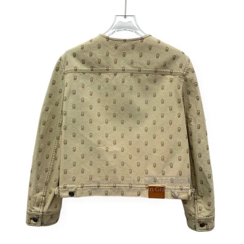 Hermes Hermes Brown Cotton Crew Neck Single Breasted Long Sleeve Size XS / US 0-2 / IT 36-38 - 2 Thumbnail