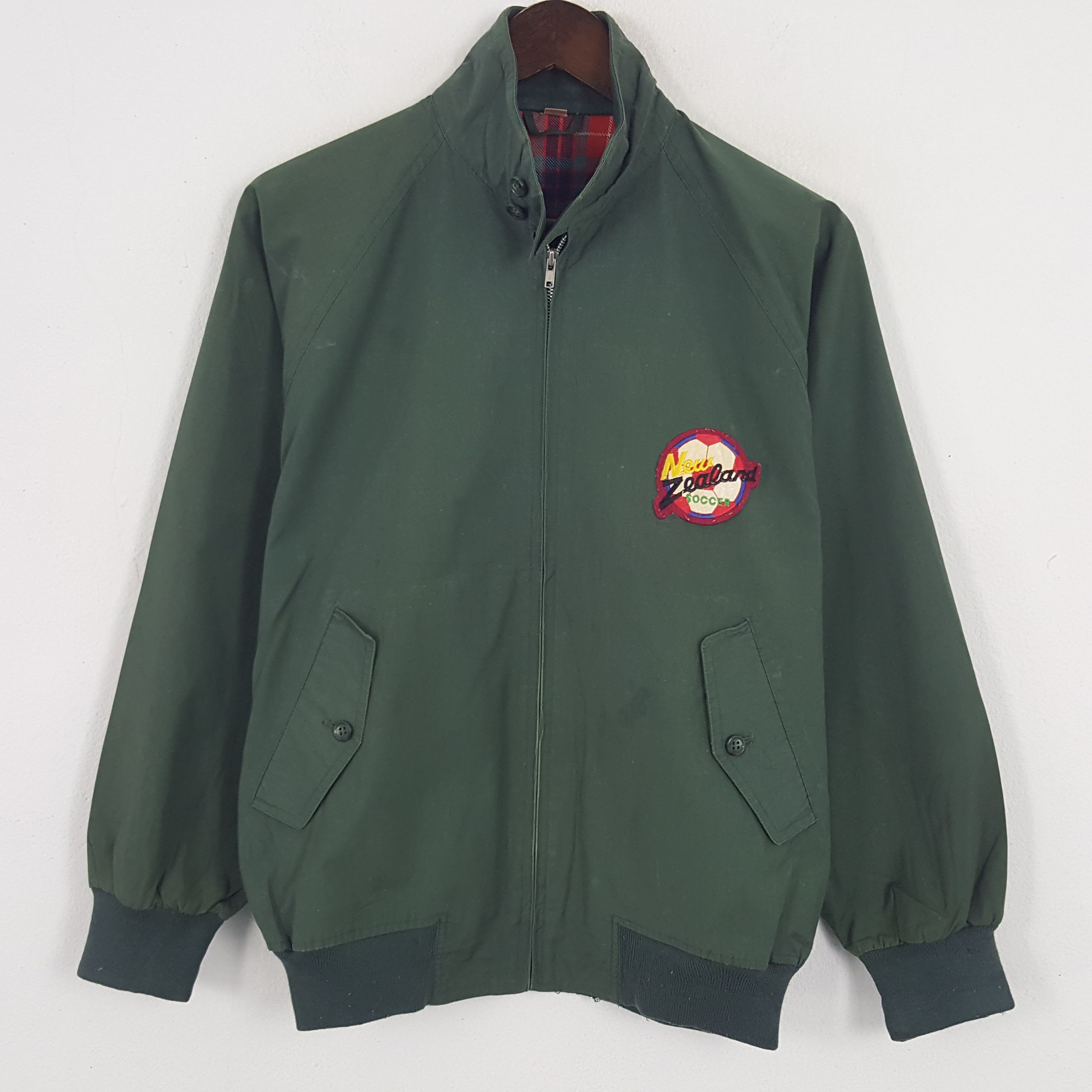 Vintage Vintage New Zealand Soccer Bomber Jacket Size US M / EU 48-50 / 2 - 1 Thumbnail