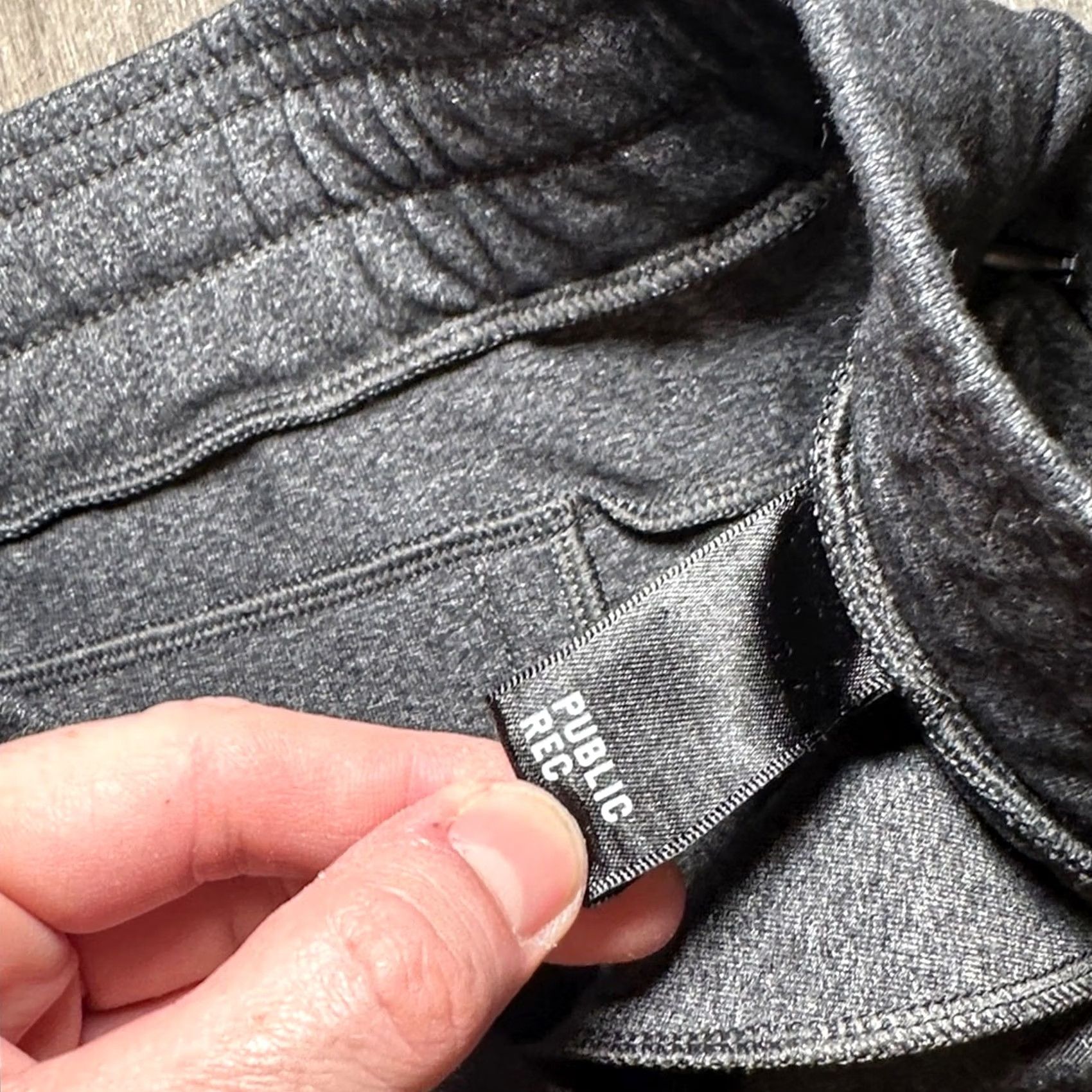 Vintage Public Rec Athletic Shorts - Men 42 Regular Gray Charcoal Athletic 9in Inseam 22.5in Nylon Spandex 88/12 Mens Size US 42 / EU 58 - 6 Thumbnail