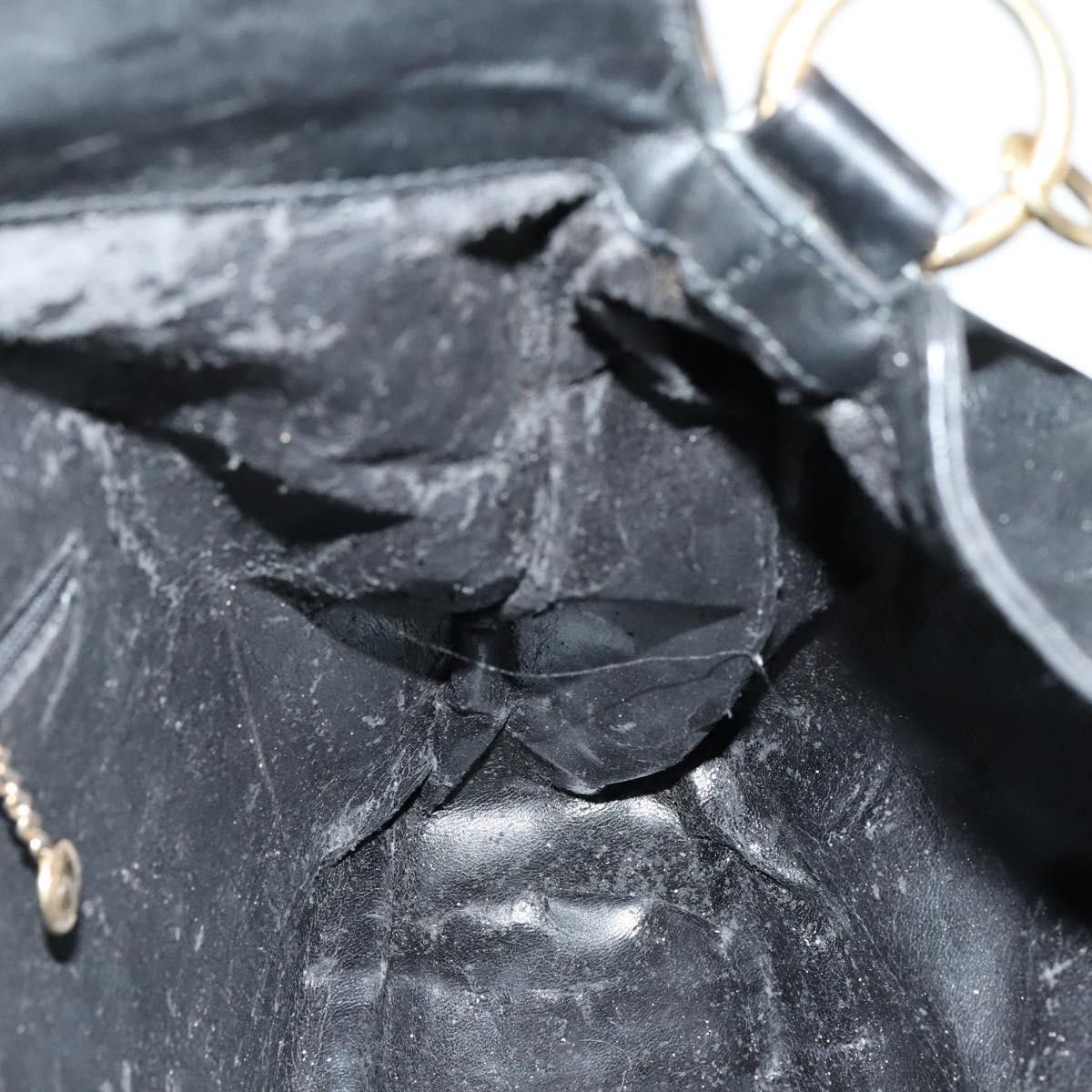 Gucci GUCCI Bamboo Hand Bag Leather Black Size ONE SIZE - 16 Thumbnail