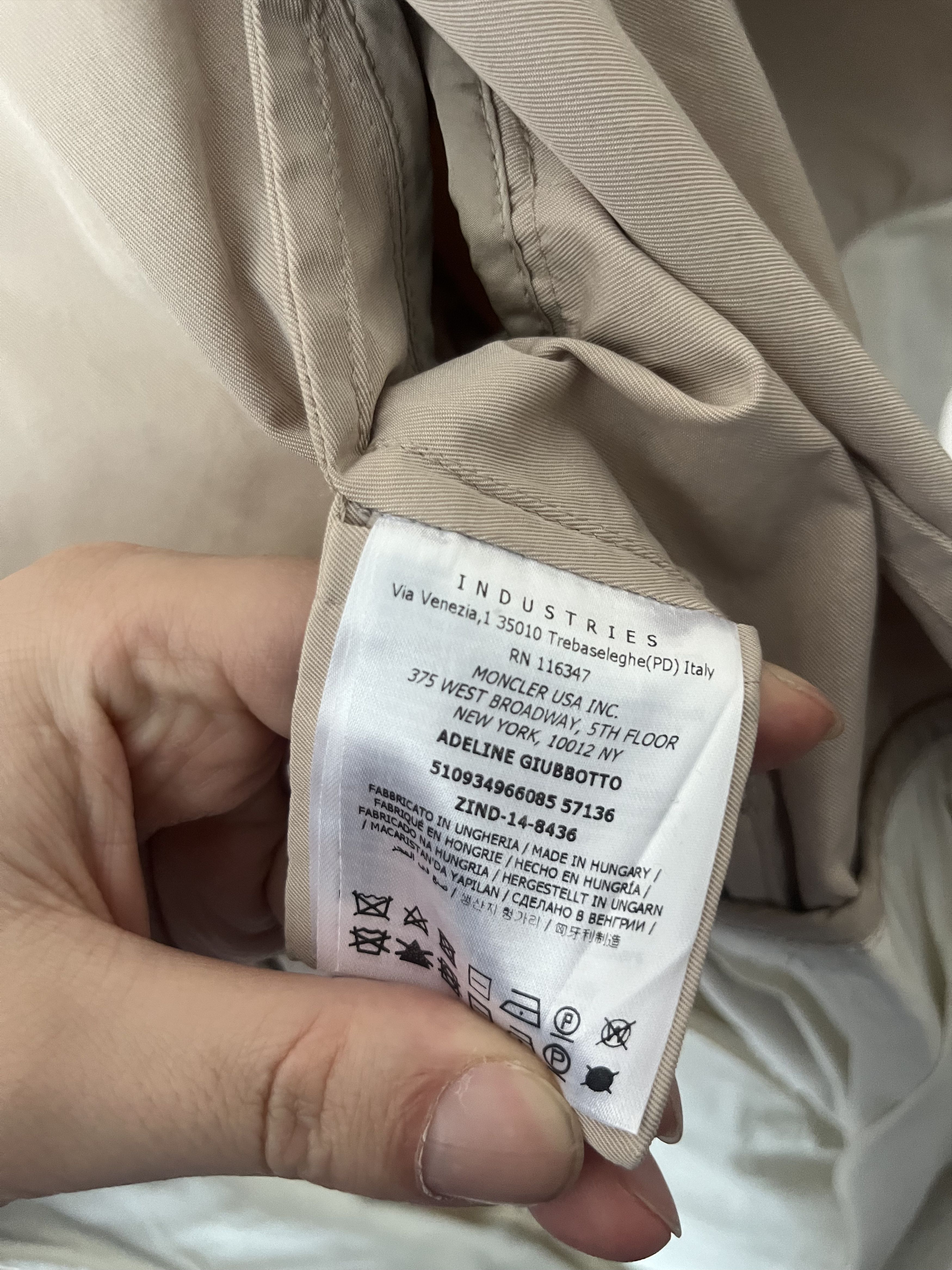 Moncler Moncler Womens Trench Coat Size 1 Adeline Giubotto Size S / US 4 / IT 40 - 20 Thumbnail