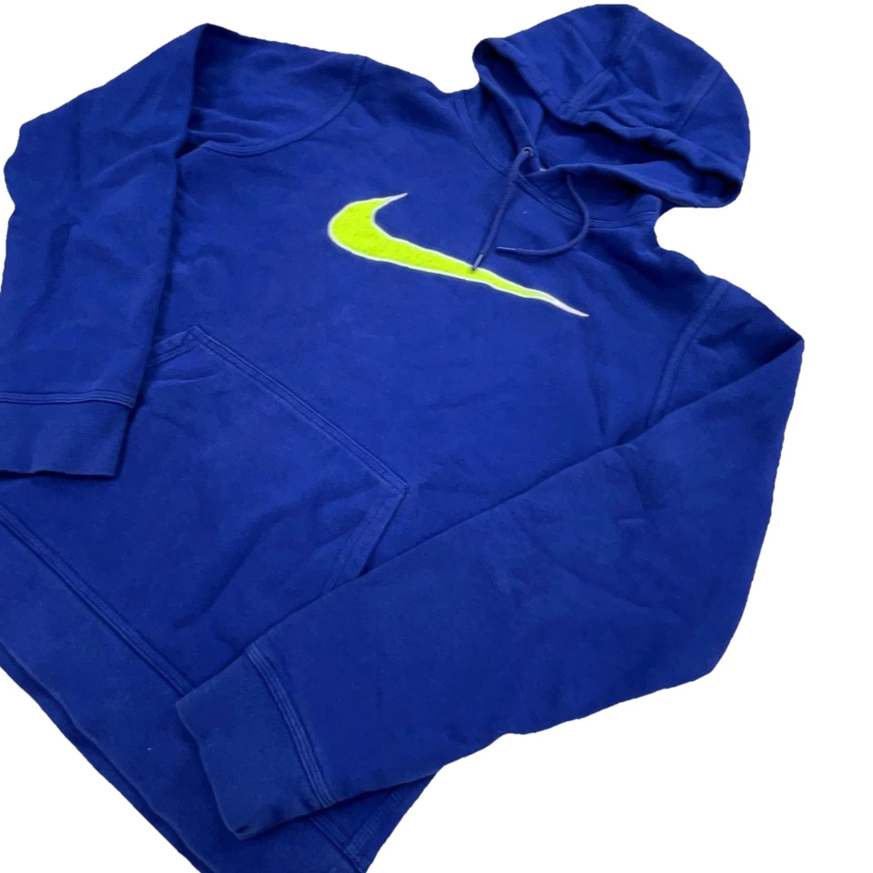 Nike Nike Hoodie Men Medium Blue Sweatshirt Long Sleeve Round Neck Pullover Logo Swoosh Classic Sportswear, All Seasons, Regular Fit, BSC Size US M / EU 48-50 / 2 - 2 Thumbnail