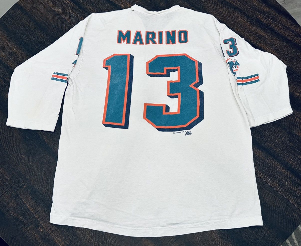 Other Vintage 1997 QB Club NFLP Dan Marino 3/4 Sleeve T-Shirt-XL Size US XL / EU 56 / 4 - 8 Thumbnail