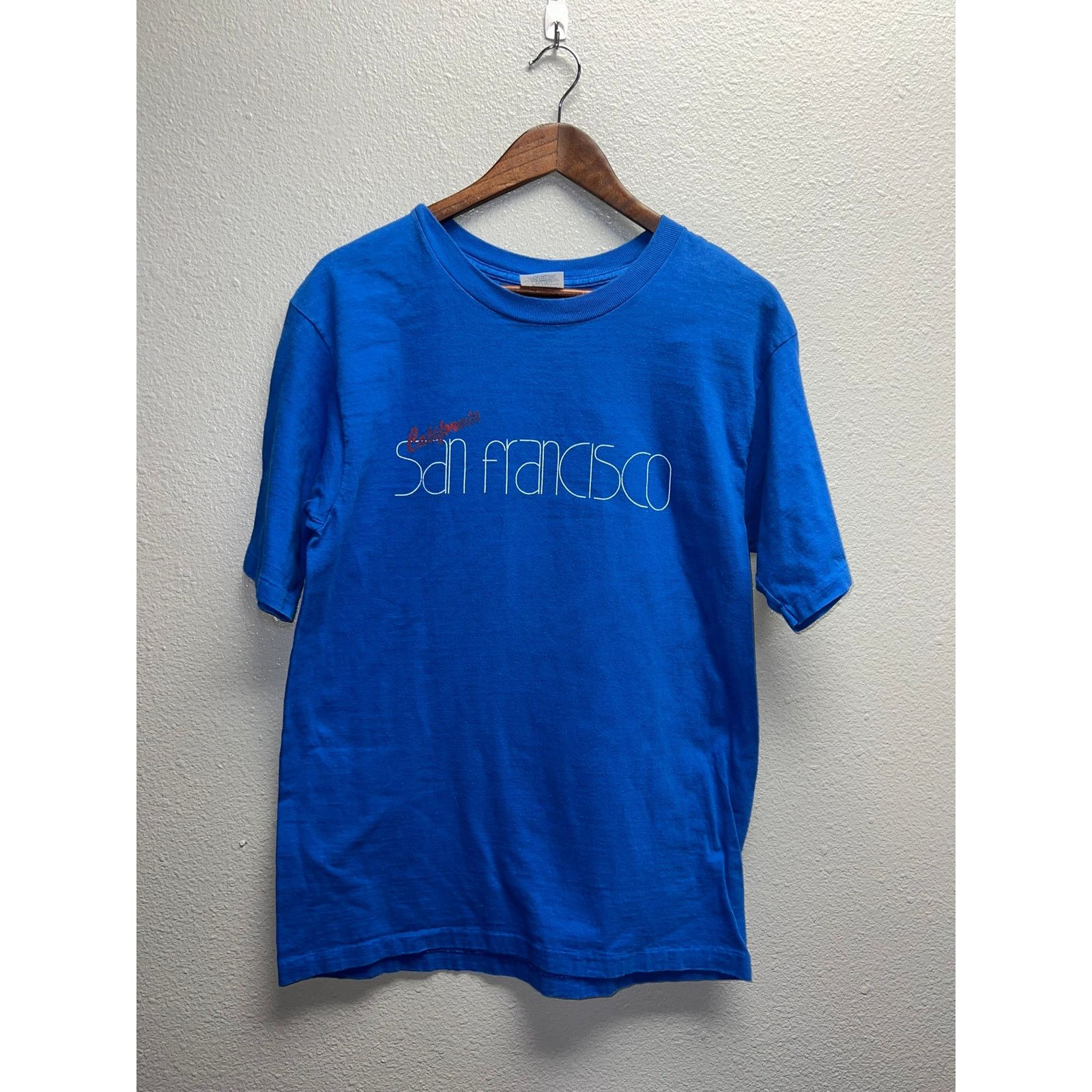Vintage Vintage San Francisco Shirt California CA Blue Graphic 80s M Size US M / EU 48-50 / 2 - 1 Thumbnail