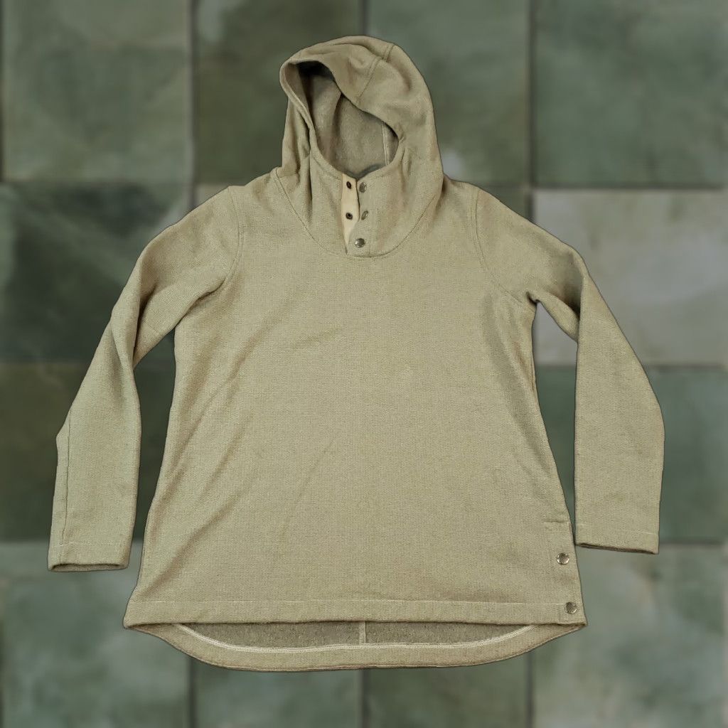 The North Face The North Face Hoodie Womens L Brown Gray Pullover Hooded Sweatshirt Casual Size L / US 10 / IT 46 - 1 Thumbnail