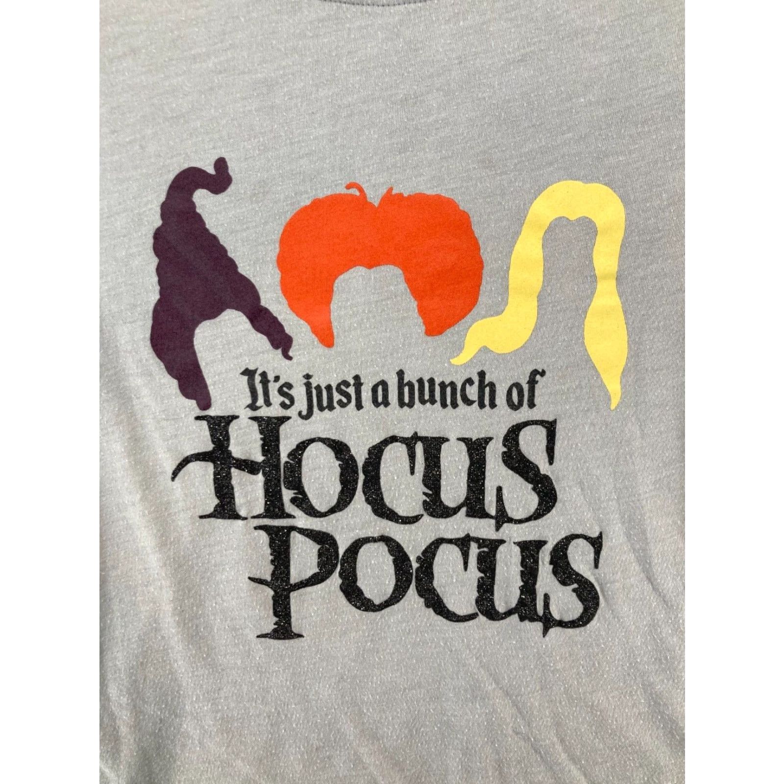 Sanders Hocus Pocus Womens TShirt Gray Small Crew Neck Short Sleeve Graphic Print Halloween Movie Shirt Womens XS-OG? Size S / US 4 / IT 40 - 4 Thumbnail