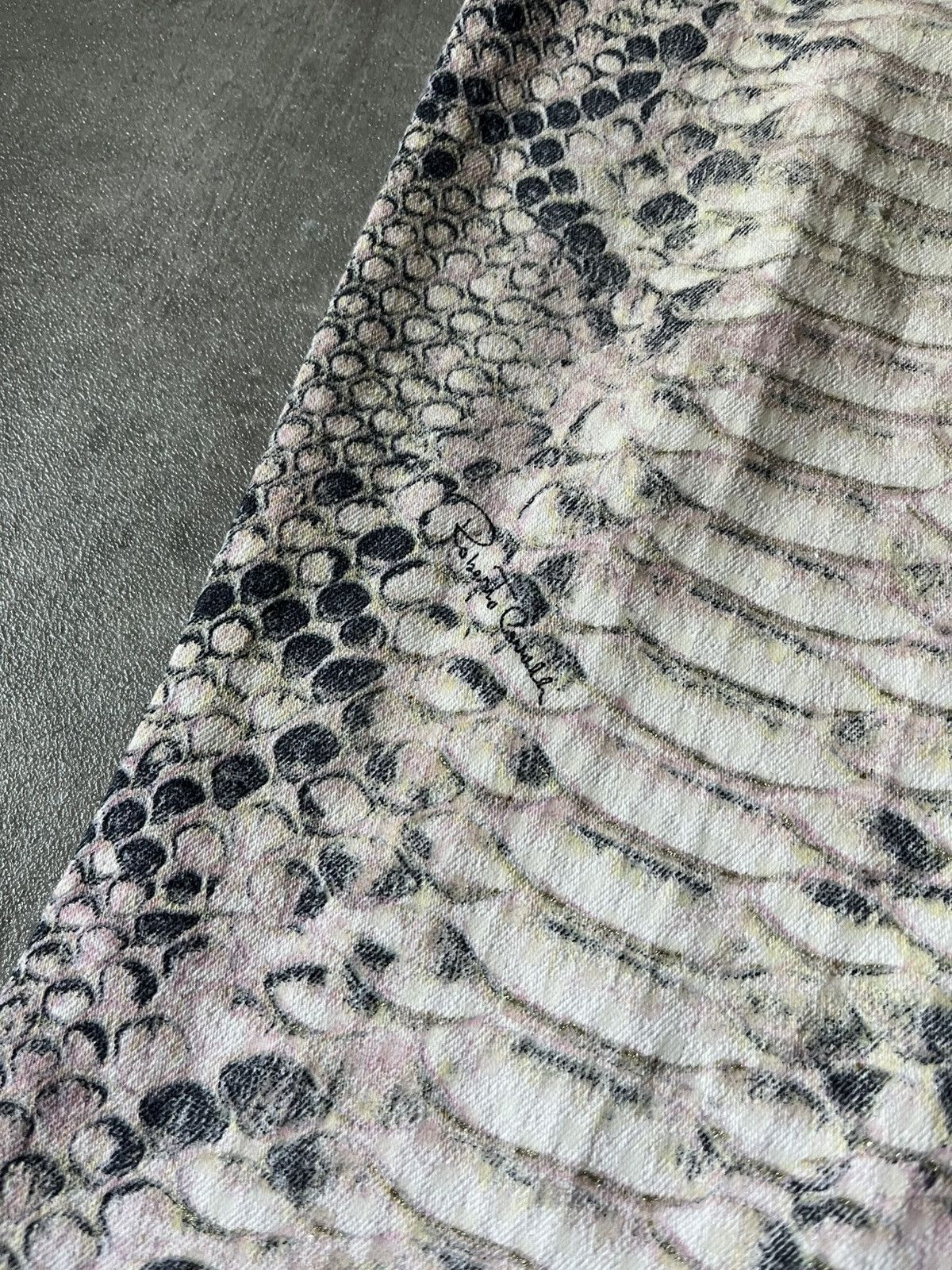Roberto Cavalli Roberto Cavalli A/W 2002 Python effect pants very rare Size US 30 / EU 46 - 6 Thumbnail
