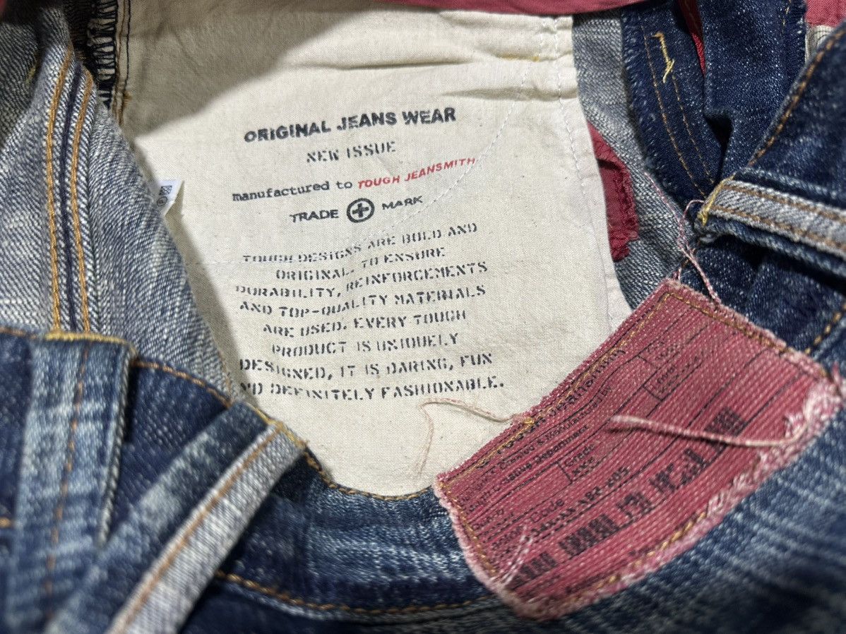 Japanese Brand 🔥Sick Y2K Tough Jeansmith Flared Denim LGB Size US 36 / EU 52 - 16 Thumbnail