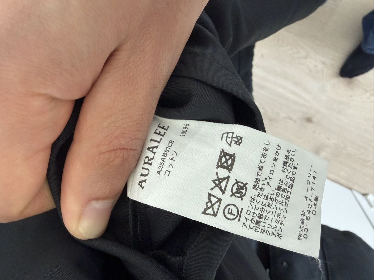 Auralee Auralee Navy Rain Coat High Density Gabardine Blouson $1425 Size US M / EU 48-50 / 2 - 16 Thumbnail