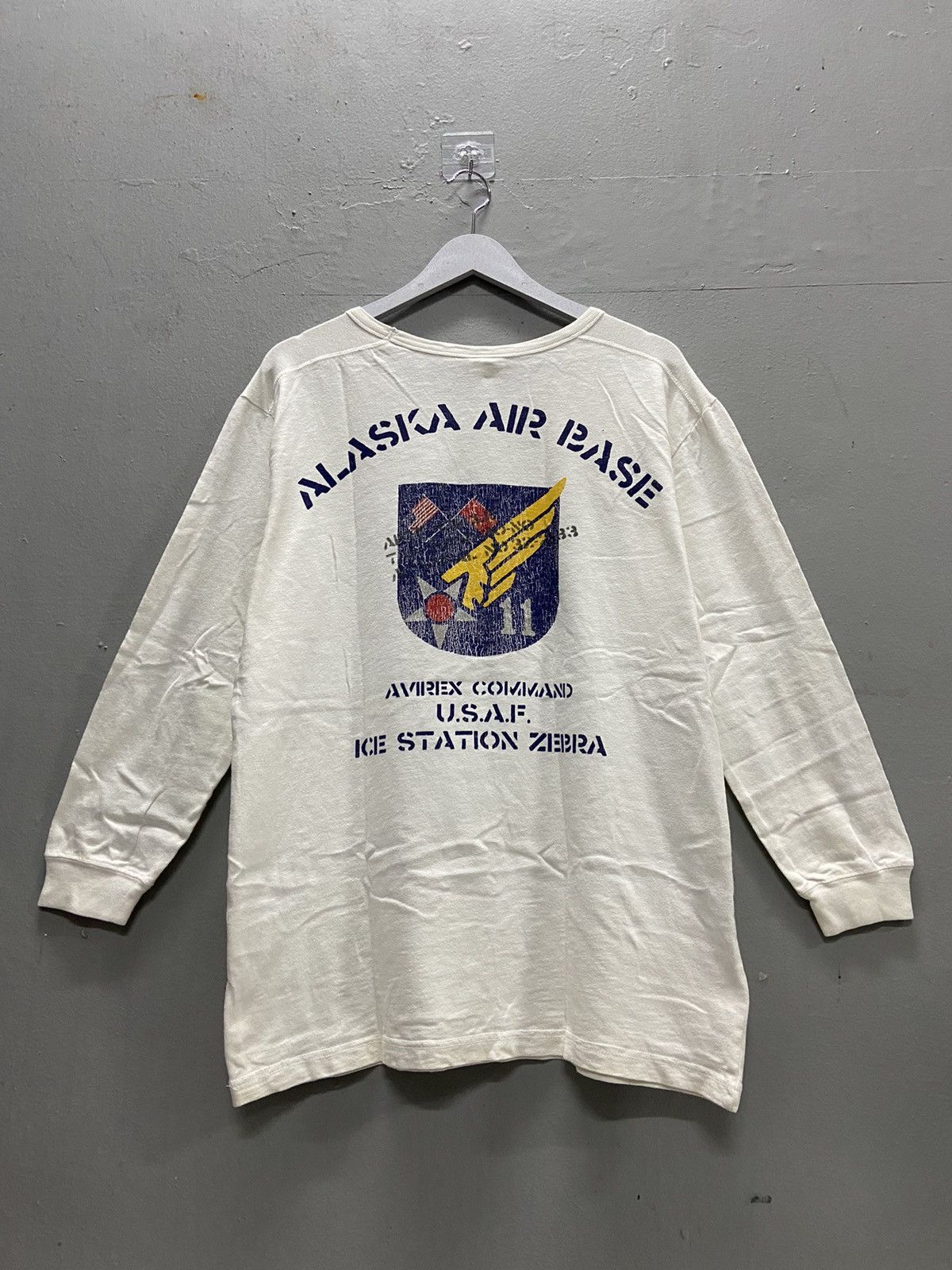 Avirex AVIREX USAAF ALASKA AIR BASE LONG SLEEVE Size US L / EU 52-54 / 3 - 1 Thumbnail