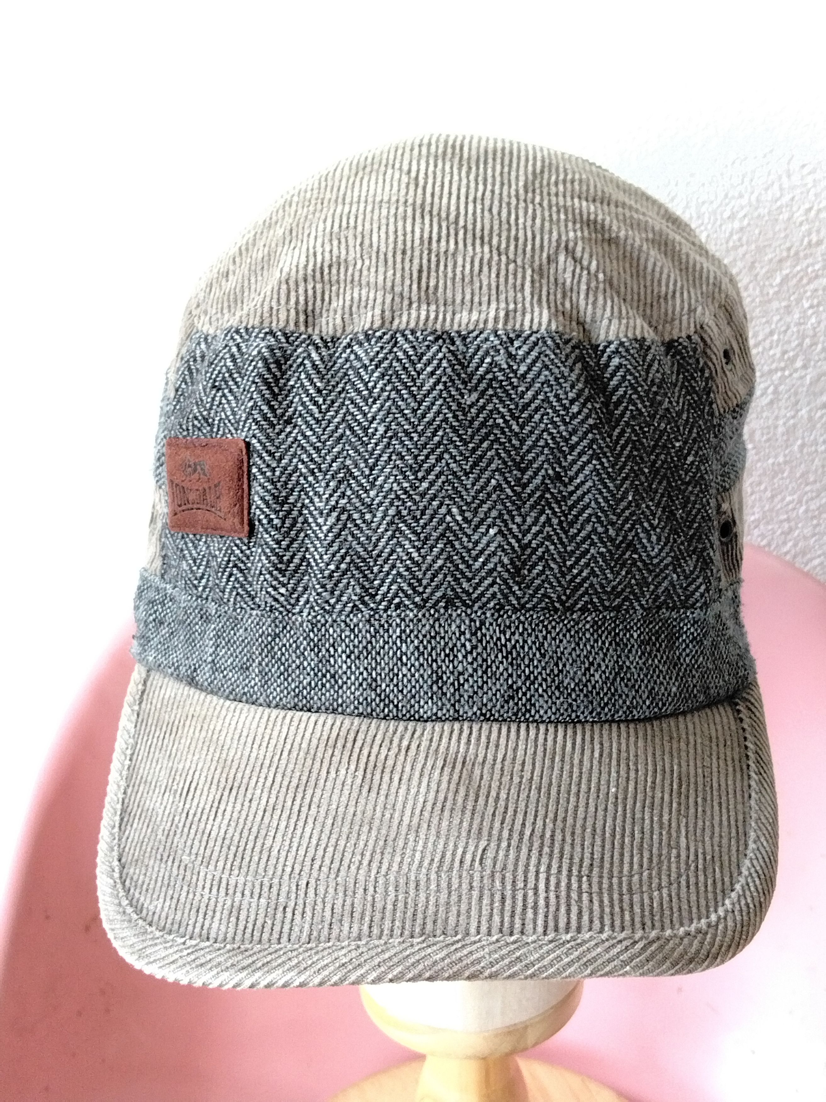 Lonsdale Lonsdale London grey herringbone tweed flat cap Size ONE SIZE - 4 Thumbnail
