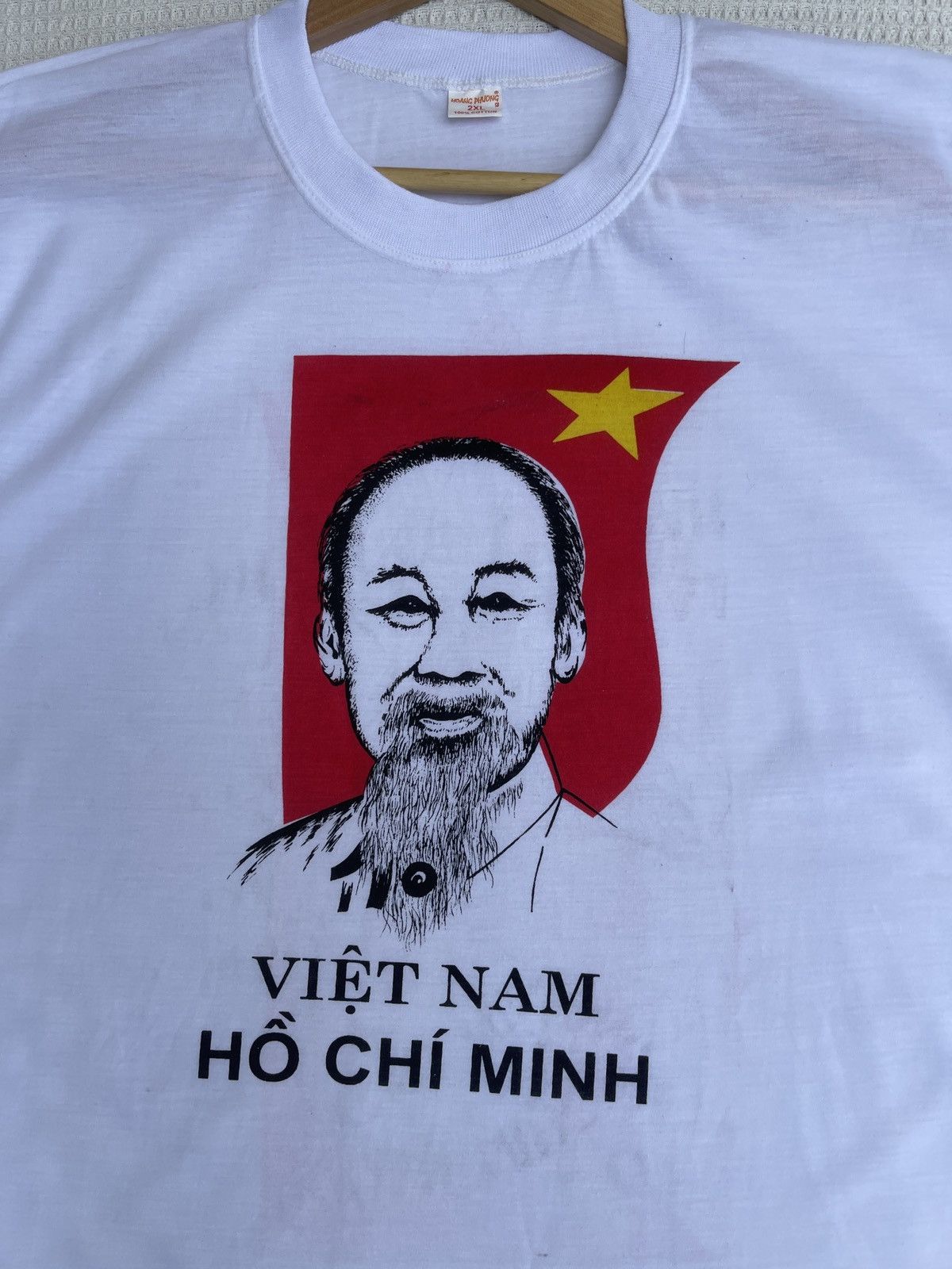 Vintage Rare🔥Vintage 90s Dictator President Vietnam Ho Chi Minh Size US XL / EU 56 / 4 - 7 Thumbnail