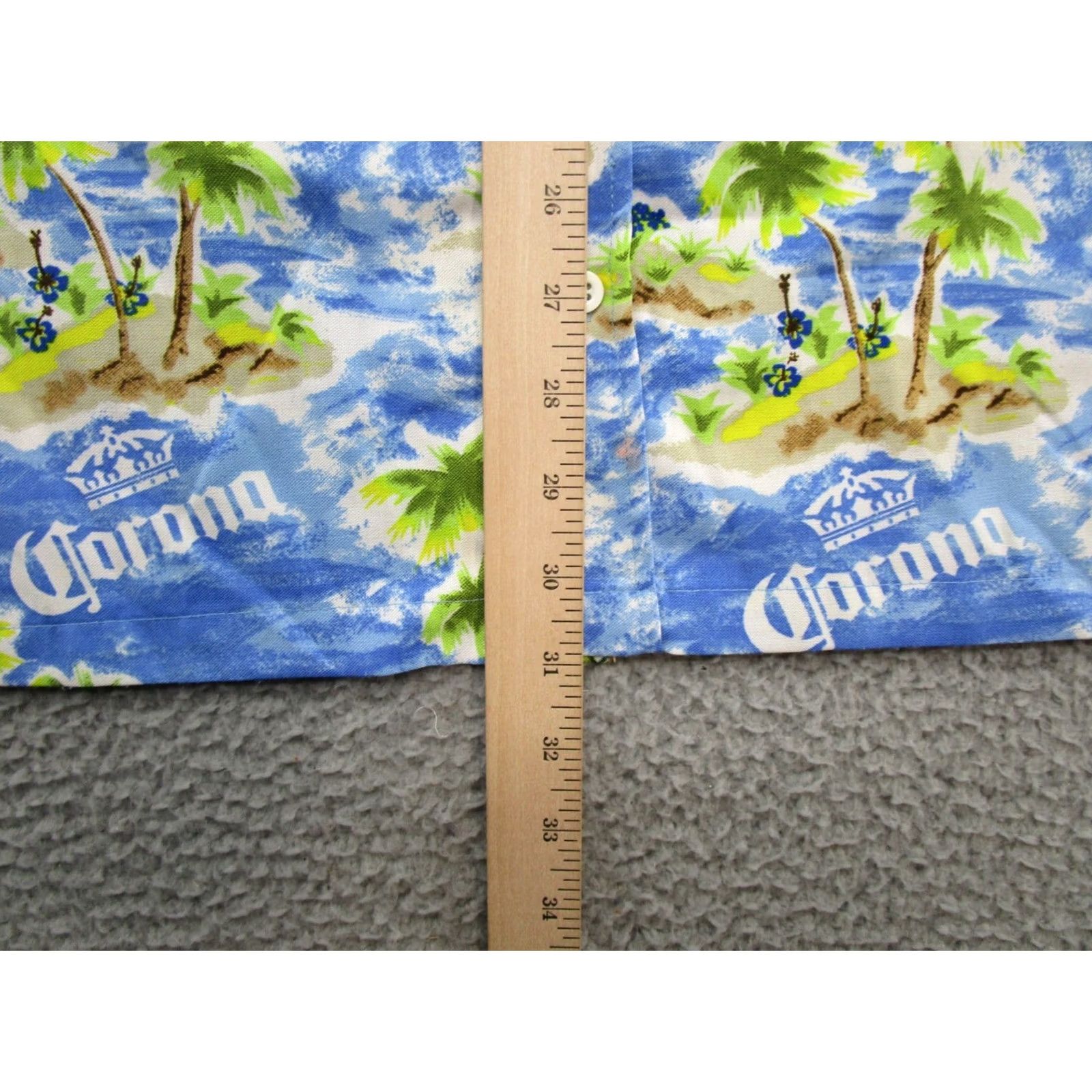 Vintage VINTAGE Corona Hawaiian Polo Shirt Mens SZ L Short Sleeve Button Up All Over Print Beer Size US L / EU 52-54 / 3 - 7 Thumbnail