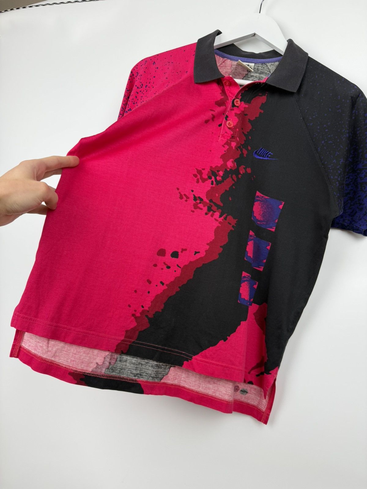 Nike Challenge Court Andre Agassi tennis jersey vintage 90s