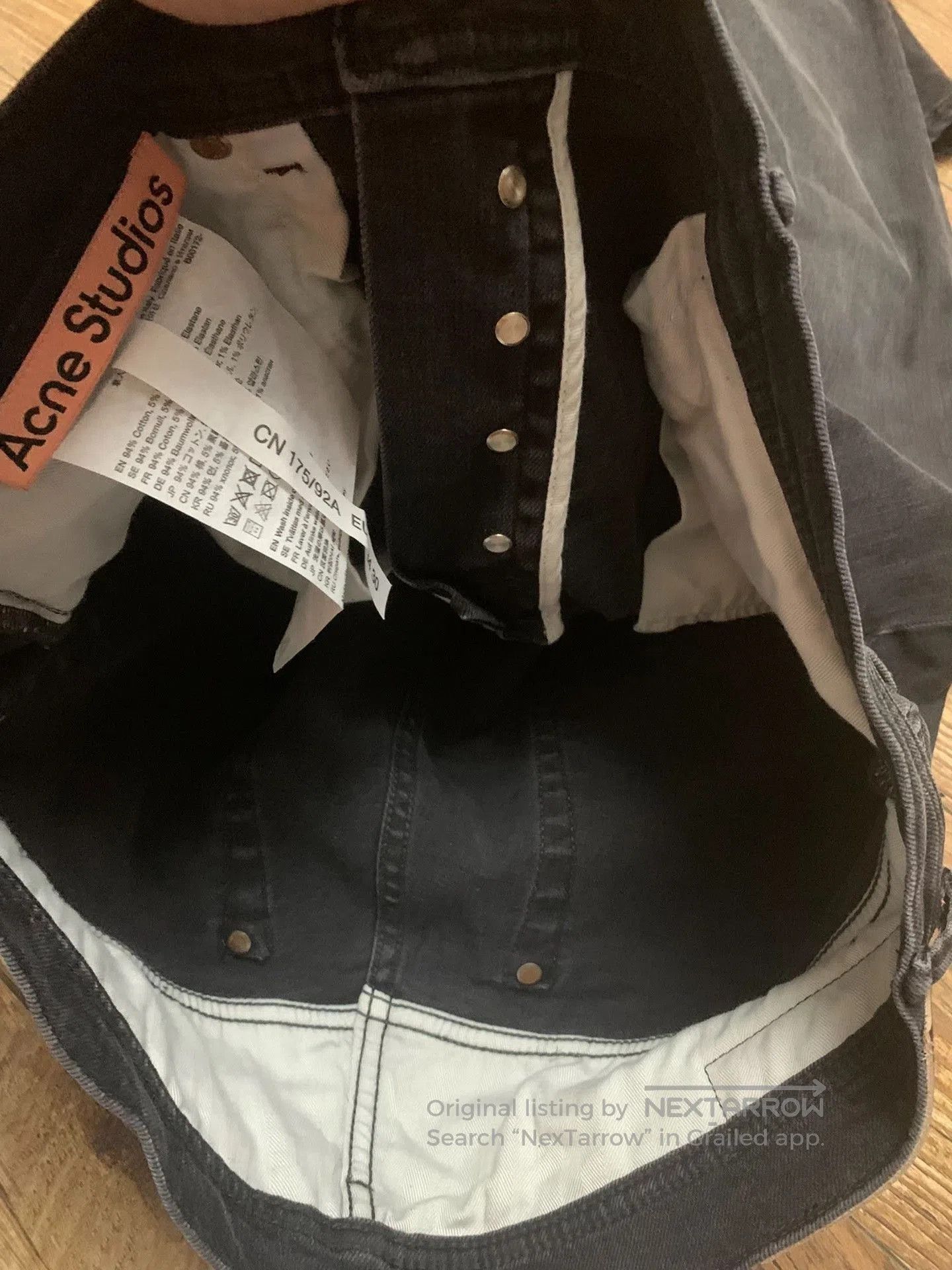 Acne Studios Acne Studios Men's River Distressed Jeans. Size US 30 / EU 46 - 9 Thumbnail