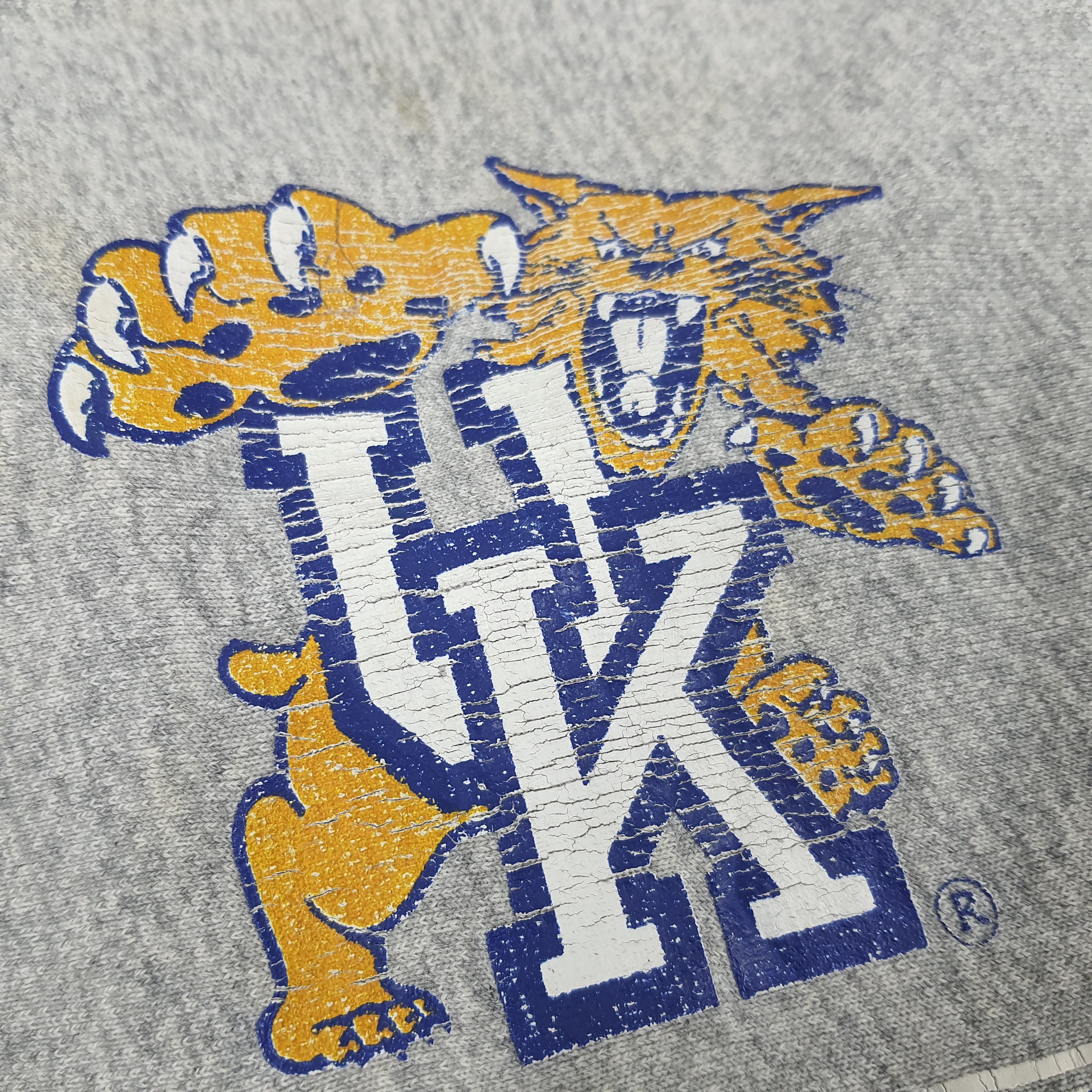 NBA Vintage UK Kentucky Wildcats Basketball Team Sweatshirts Size US L / EU 52-54 / 3 - 12 Thumbnail