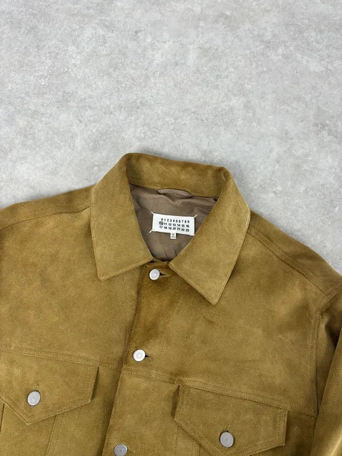 Maison Margiela SS2020 Maison Margiela Beige Suede Trucker Jacket Size US L / EU 52-54 / 3 - 5 Thumbnail
