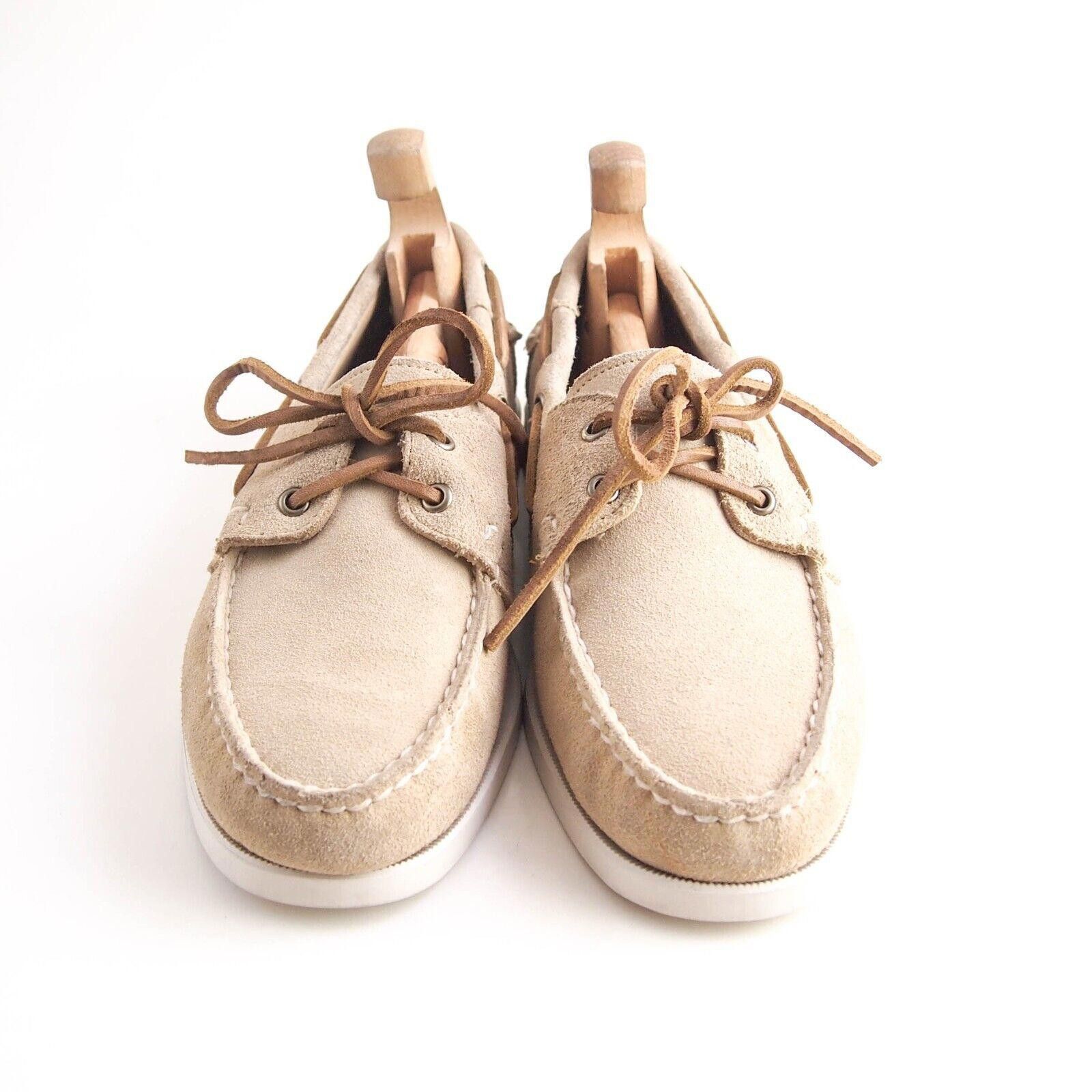 Sebago Sebago DockSides Boat Shoes Beige Suede Mens EU 42.5 US 9 R Size US 9 / EU 42 - 3 Thumbnail