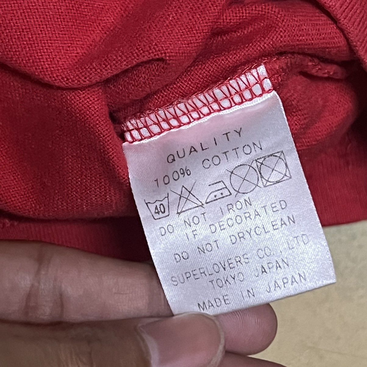 Japanese Brand Japanese Brand Super Lovers Lovers Rock Big Logo T Shirt Size US S / EU 44-46 / 1 - 11 Thumbnail