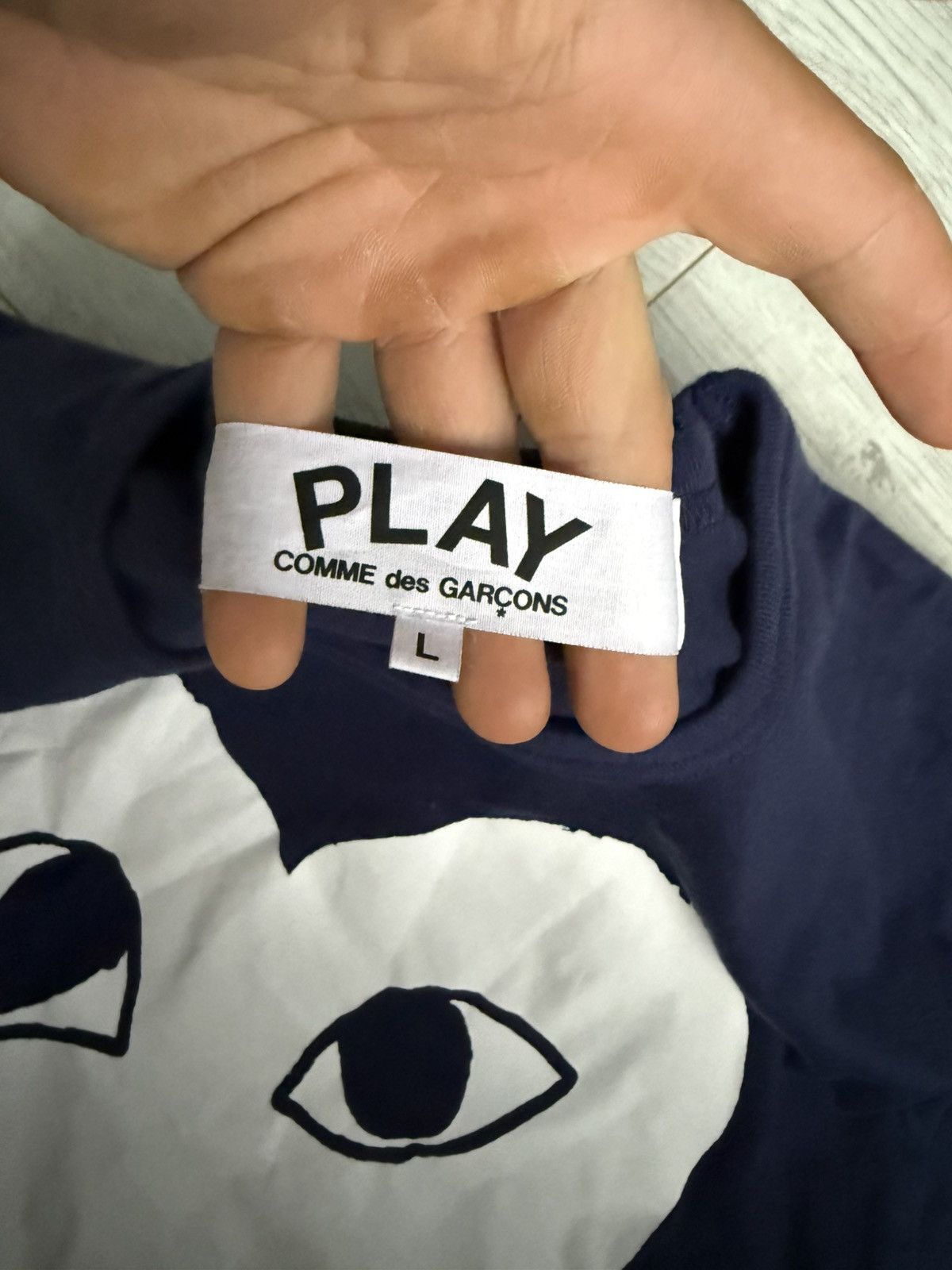 Comme des Garcons Come des garcons Play t-shirt Size US L / EU 52-54 / 3 - 3 Thumbnail