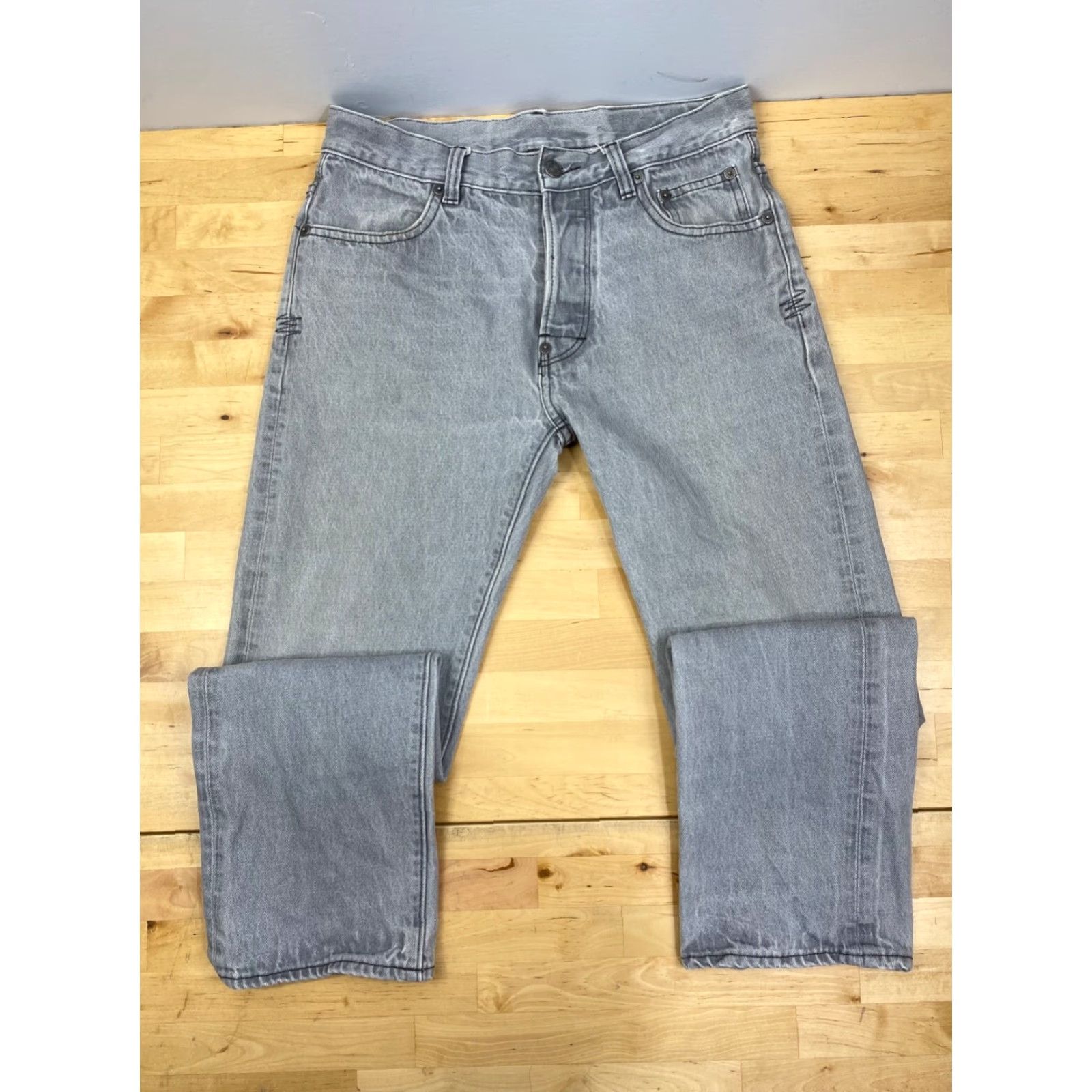 The Hundreds The Hundreds Denim Jeans Mens 30x28 Gray Casual Button Fly Skinny #6832 Size US 30 / EU 46 - 2 Thumbnail