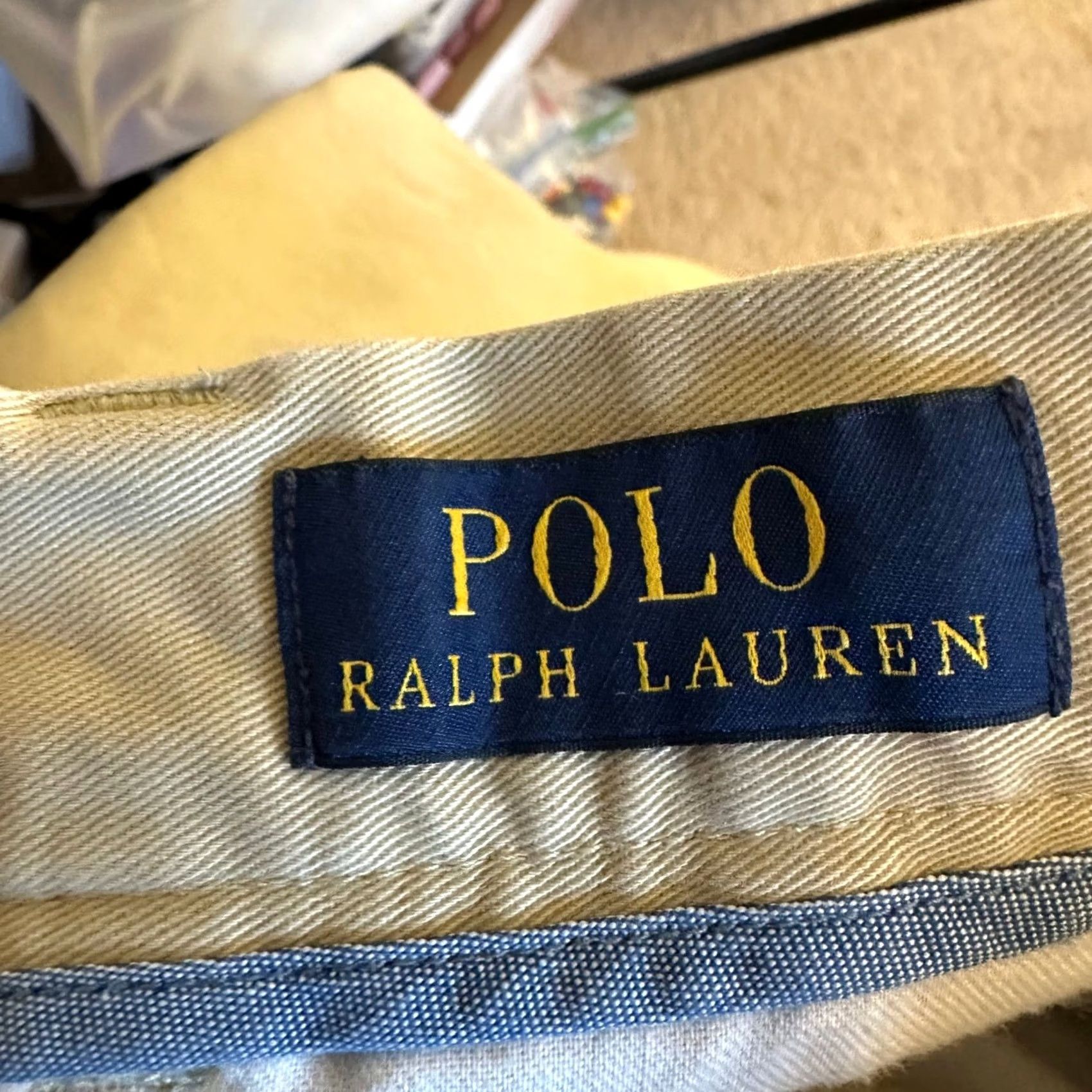 Polo Ralph Lauren Polo Ralph Lauren Chino Shorts Men 36 Tan Beige Cotton Flat Front Zip 9 Inseam Classic Casual Size US M / EU 48-50 / 2 - 6 Thumbnail