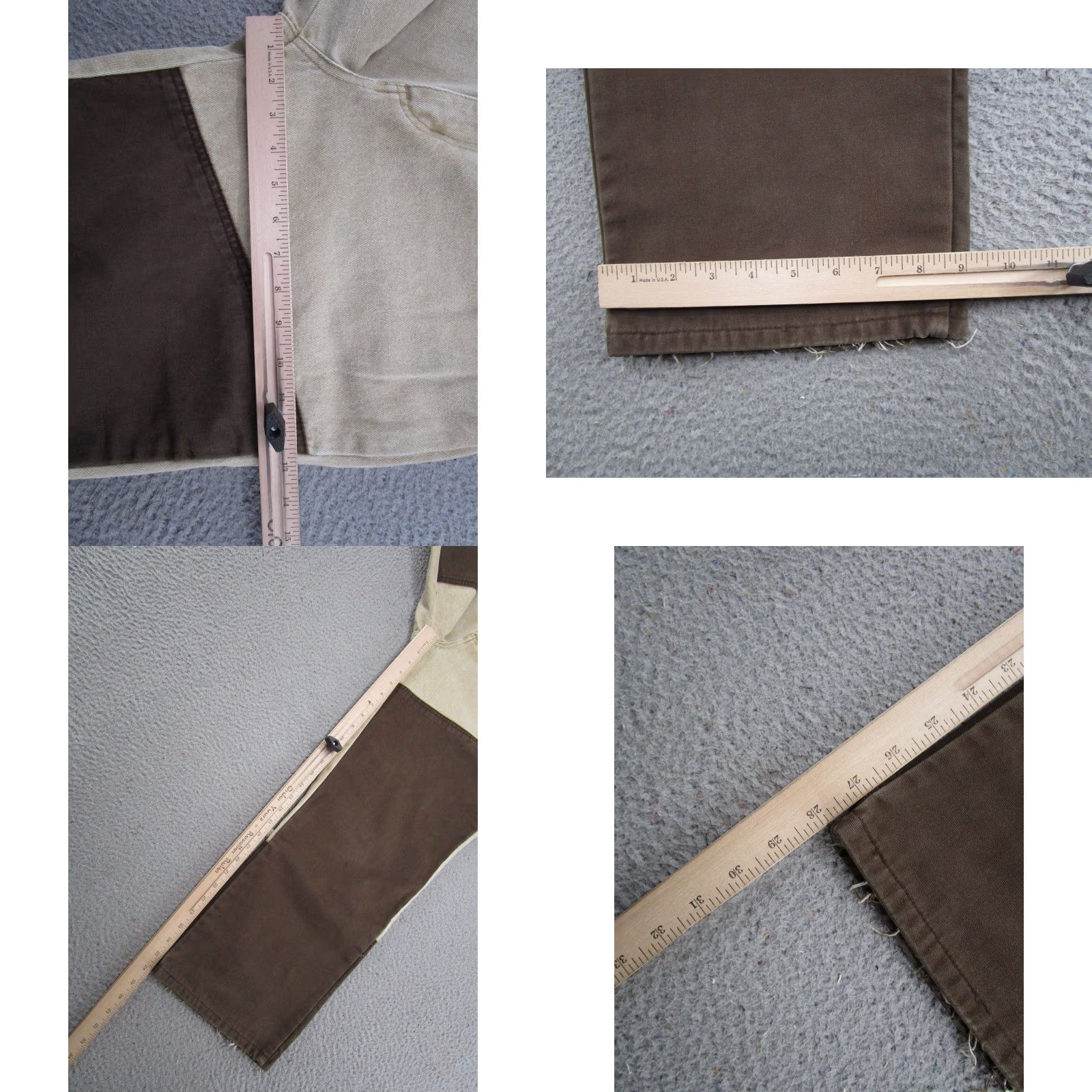 Vintage Remington Pants Mens 36x28 Chino Brown Cotton Regular Straight Outdoor Pockets Read Size US 36 / EU 52 - 8 Thumbnail