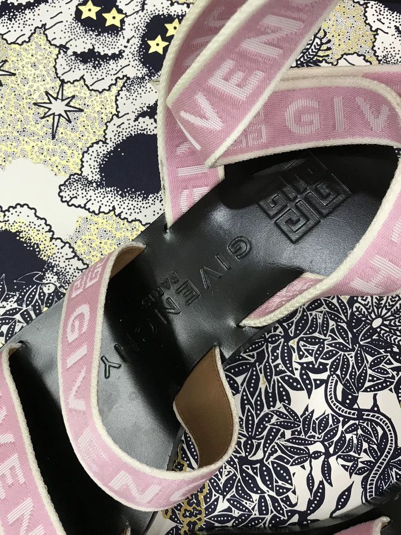 Other Givenchy Sise36 Pink logo magic tape strap sandals, size 36 Size US 7 / EU 40 - 5 Thumbnail