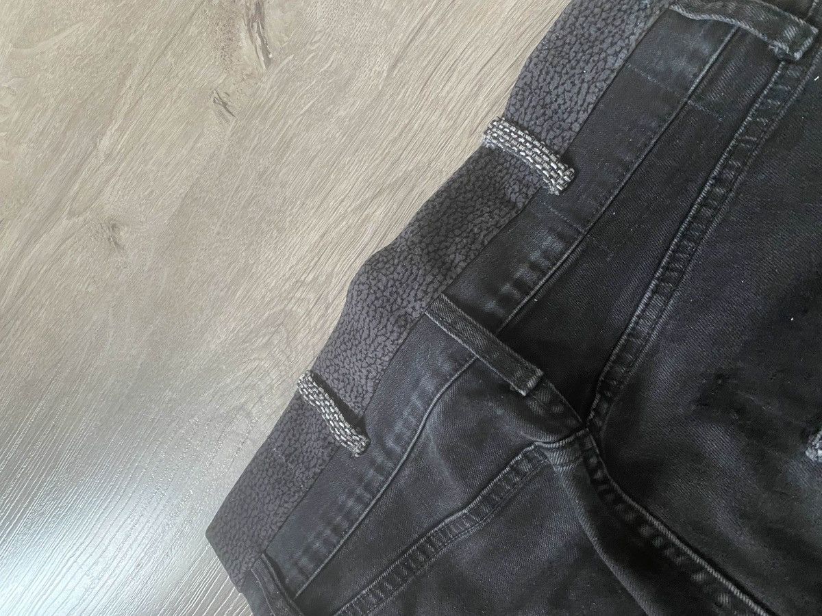 Handmade Jeans with Pearls & Leopard Waistband Size US 32 / EU 48 - 11 Thumbnail