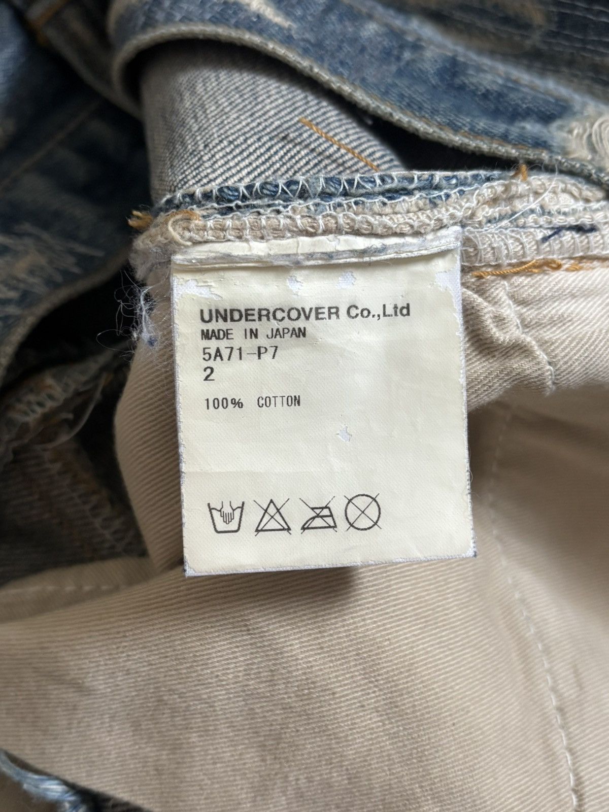 Undercover Undercover 85 Blue Denim Size US 30 / EU 46 - 5 Thumbnail