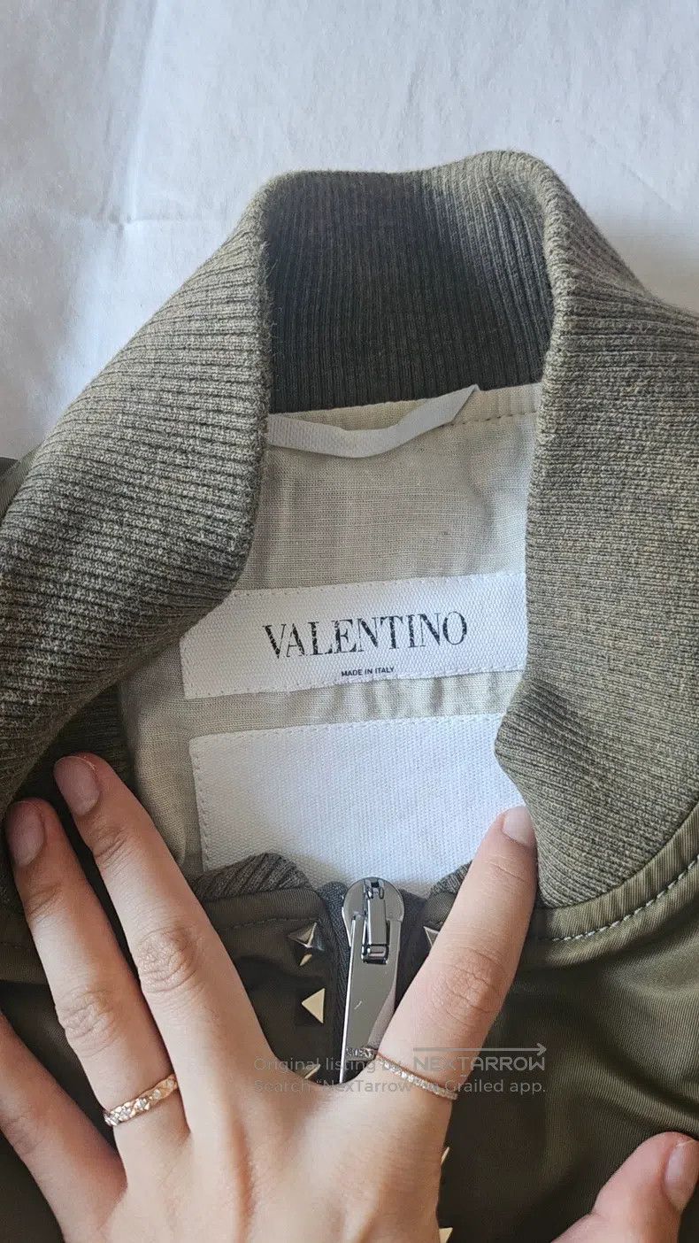 Valentino Valentino Willow Stud Bomber Jacket Size US S / EU 44-46 / 1 - 2 Thumbnail