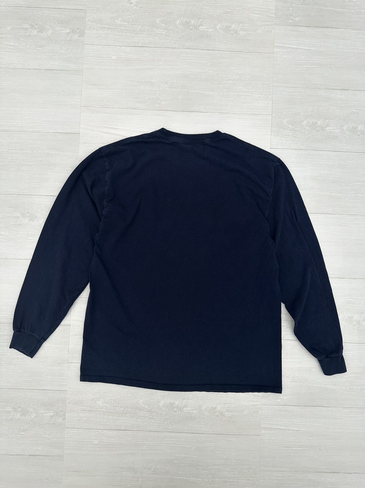 Half Evil Half Evil Navy " Smile Your On Camera " Logo Long Sleeve Size US L / EU 52-54 / 3 - 4 Thumbnail