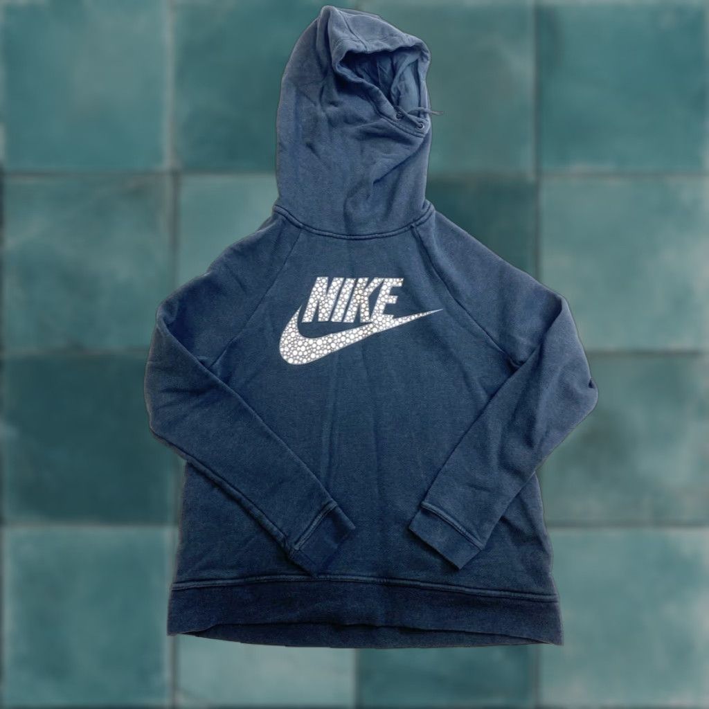 Nike Nike Hoodie Sweatshirt Womens Small Black Pockets Size S / US 4 / IT 40 - 1 Thumbnail