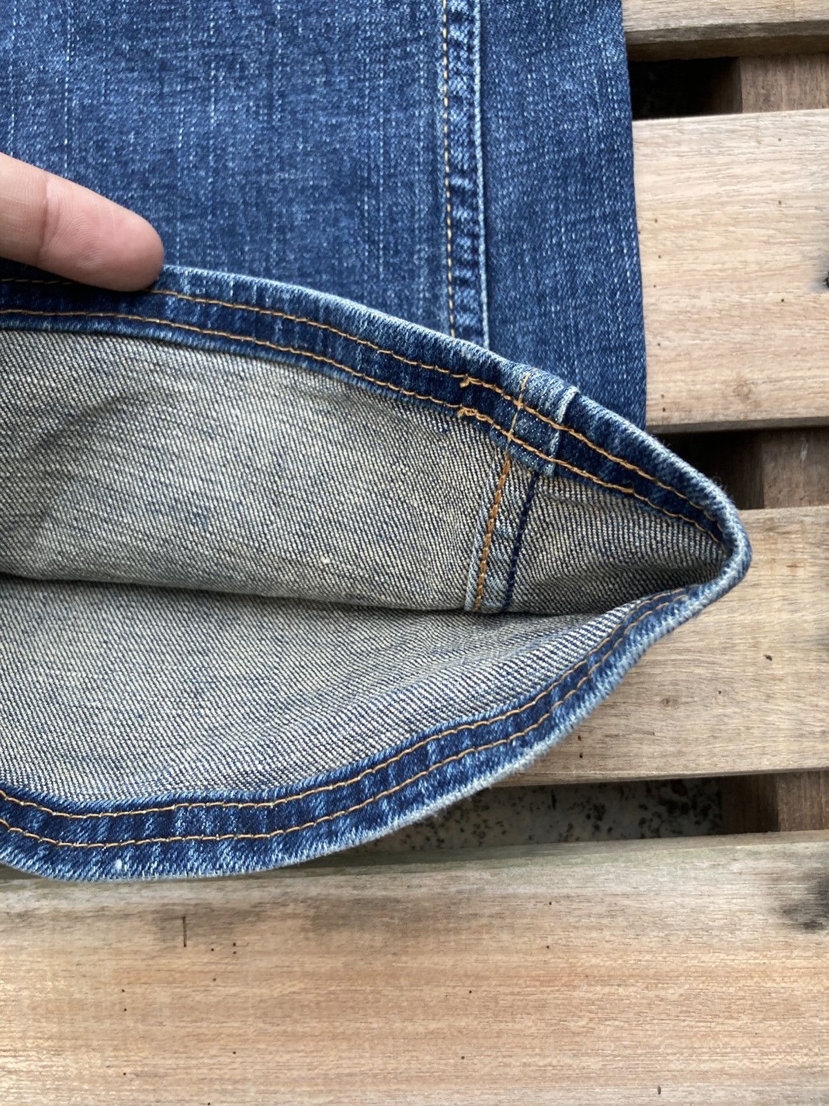 Johnbull Johnbull Blue Japan Flare Jeans Size 28" / US 6 / IT 42 - 5 Thumbnail