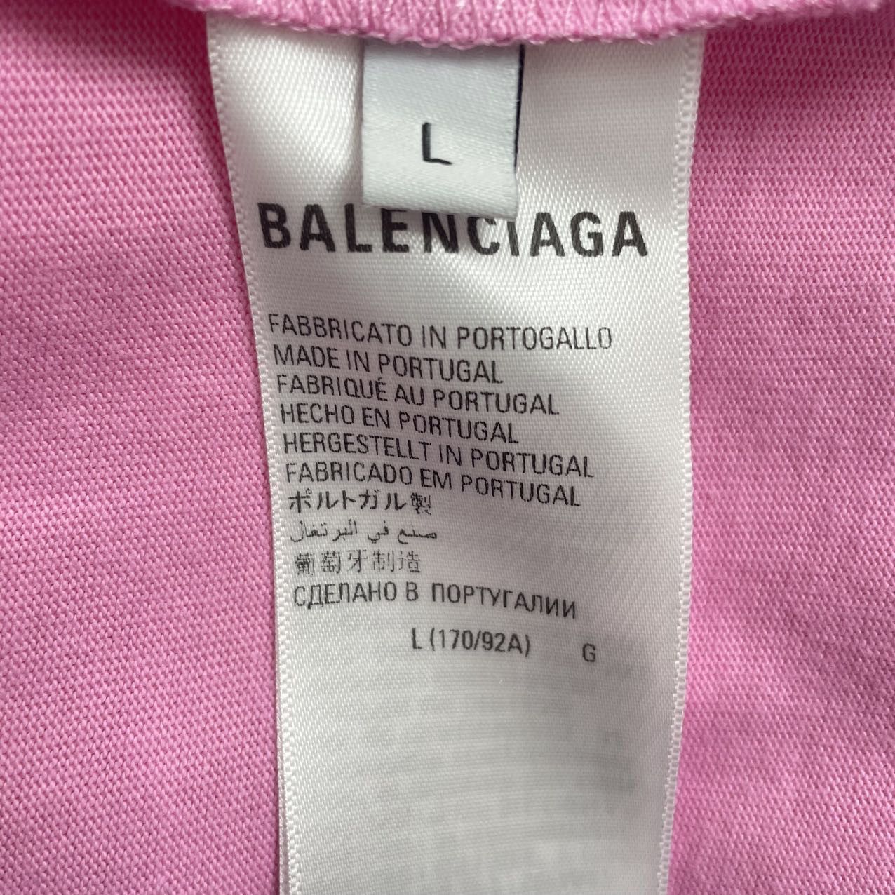 Balenciaga Balenciaga Printed Short Sleeve T-shirt K26WX Size US L / EU 52-54 / 3 - 8 Thumbnail