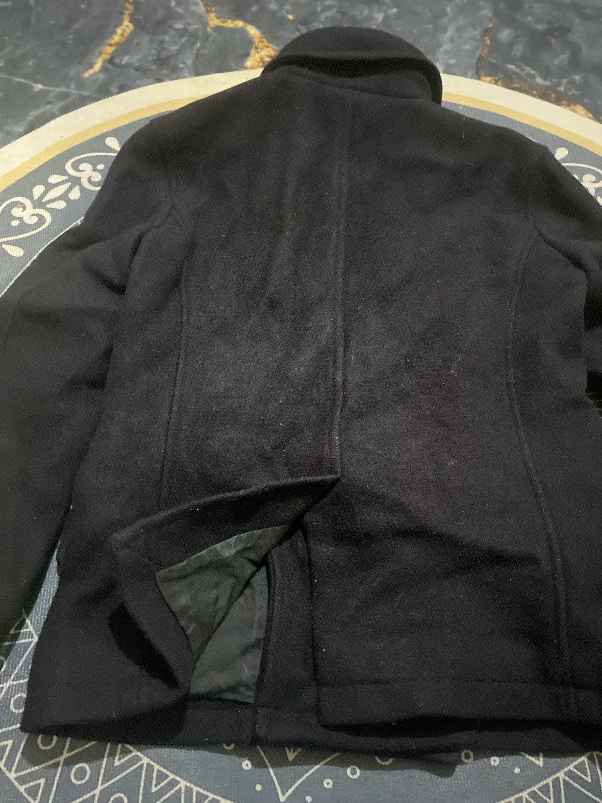 Isamu Katayama Backlash Acanthus Peacoat Double Breasted Wool Jacket Size M / US 6-8 / IT 42-44 - 4 Thumbnail