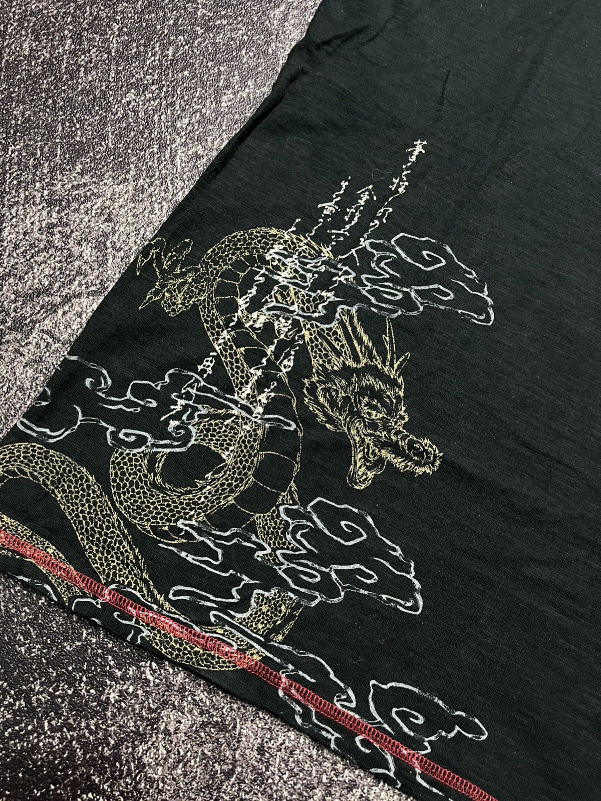 Vintage Sukajan Mountain/Dragon T-Shirts in Black, Men's (Size Xxl) — image 5 of 6