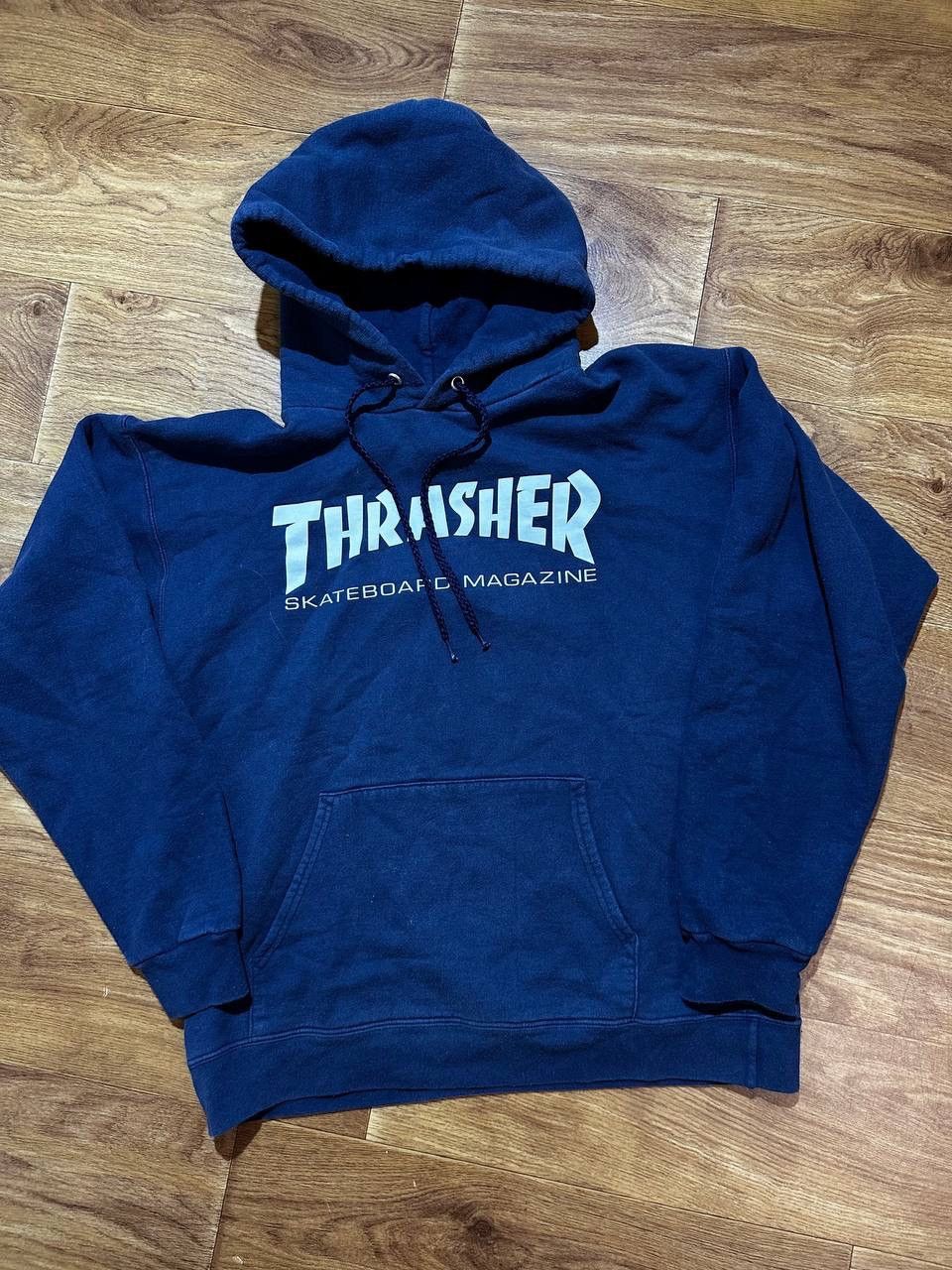 Thrasher Vintage Oversized Thrasher hoodie big logo Y2K Skateboarding Size US S / EU 44-46 / 1 - 1 Thumbnail