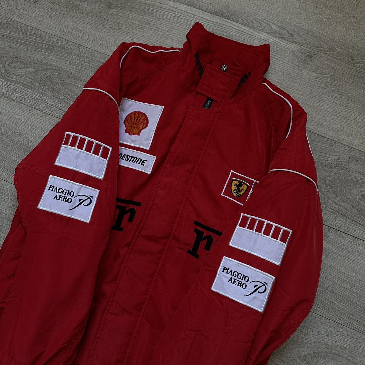 Ferrari Ferrari Vintage Racing F-1 Formula 1 Bomber Rare Mens Size:L Size US L / EU 52-54 / 3 - 4 Thumbnail